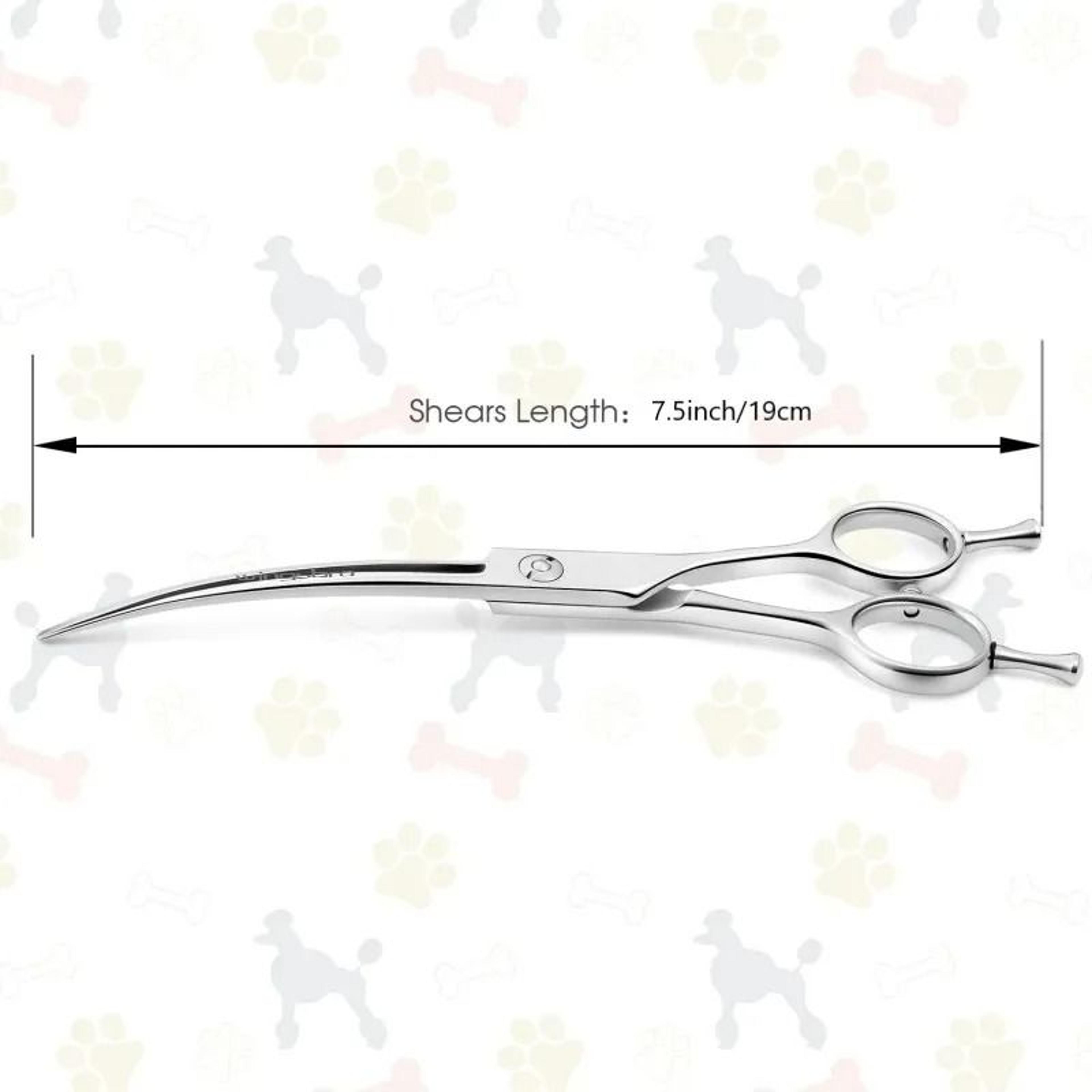 75 Precision Curved Grooming Shears 5