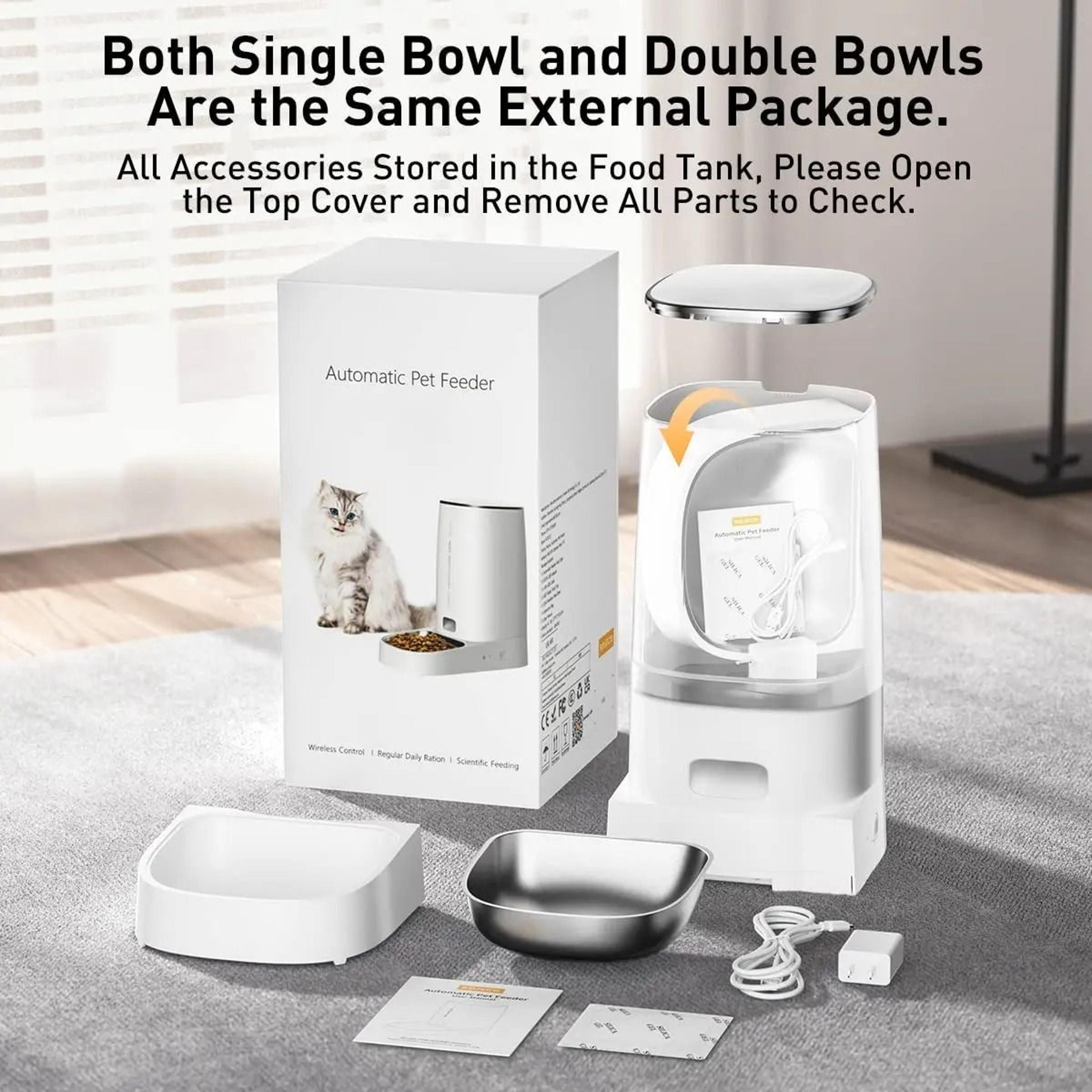 ROJECO SmartApp WiFi Automatic Pet Feeder 5