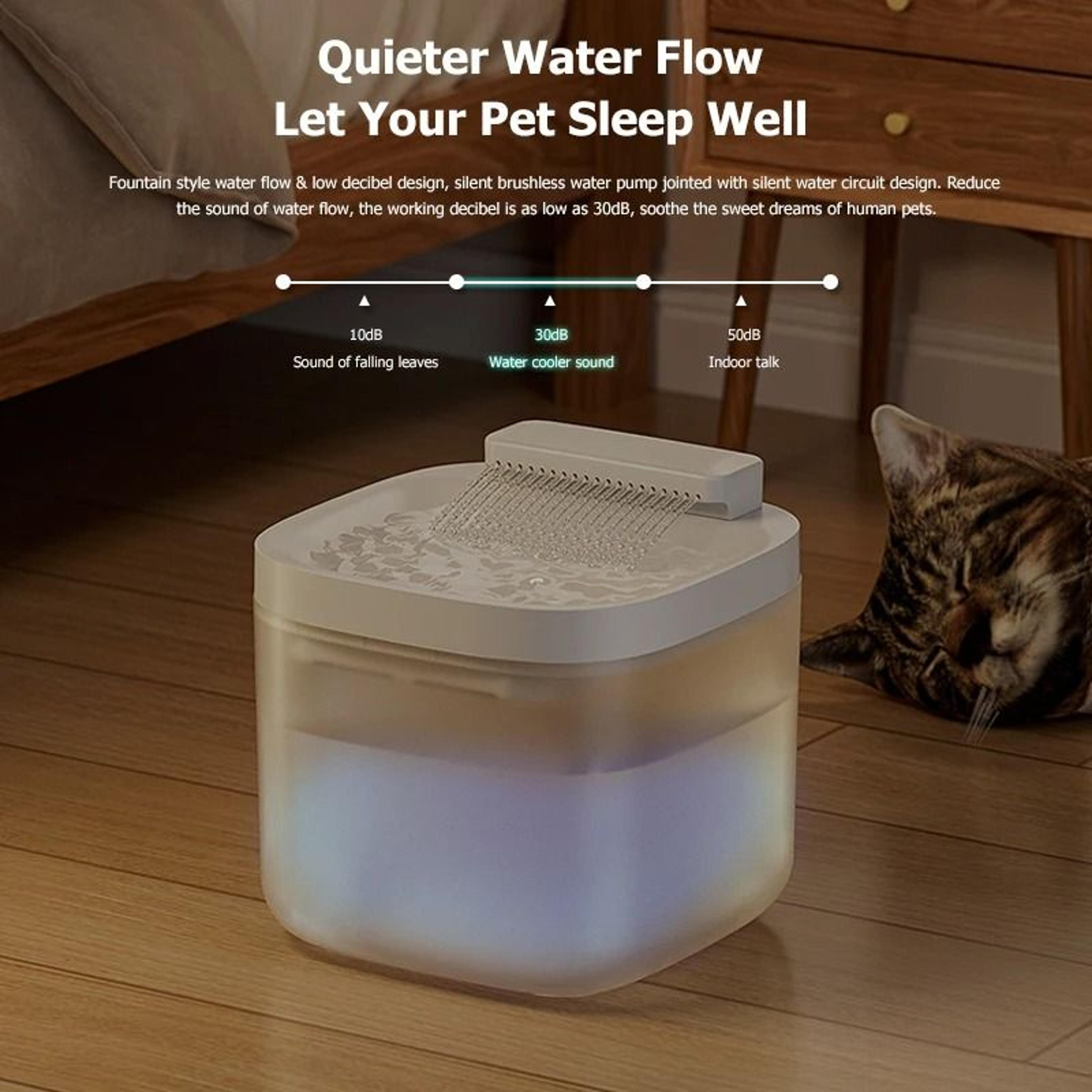 Waterfall Automatic Pet Water Fountain 4
