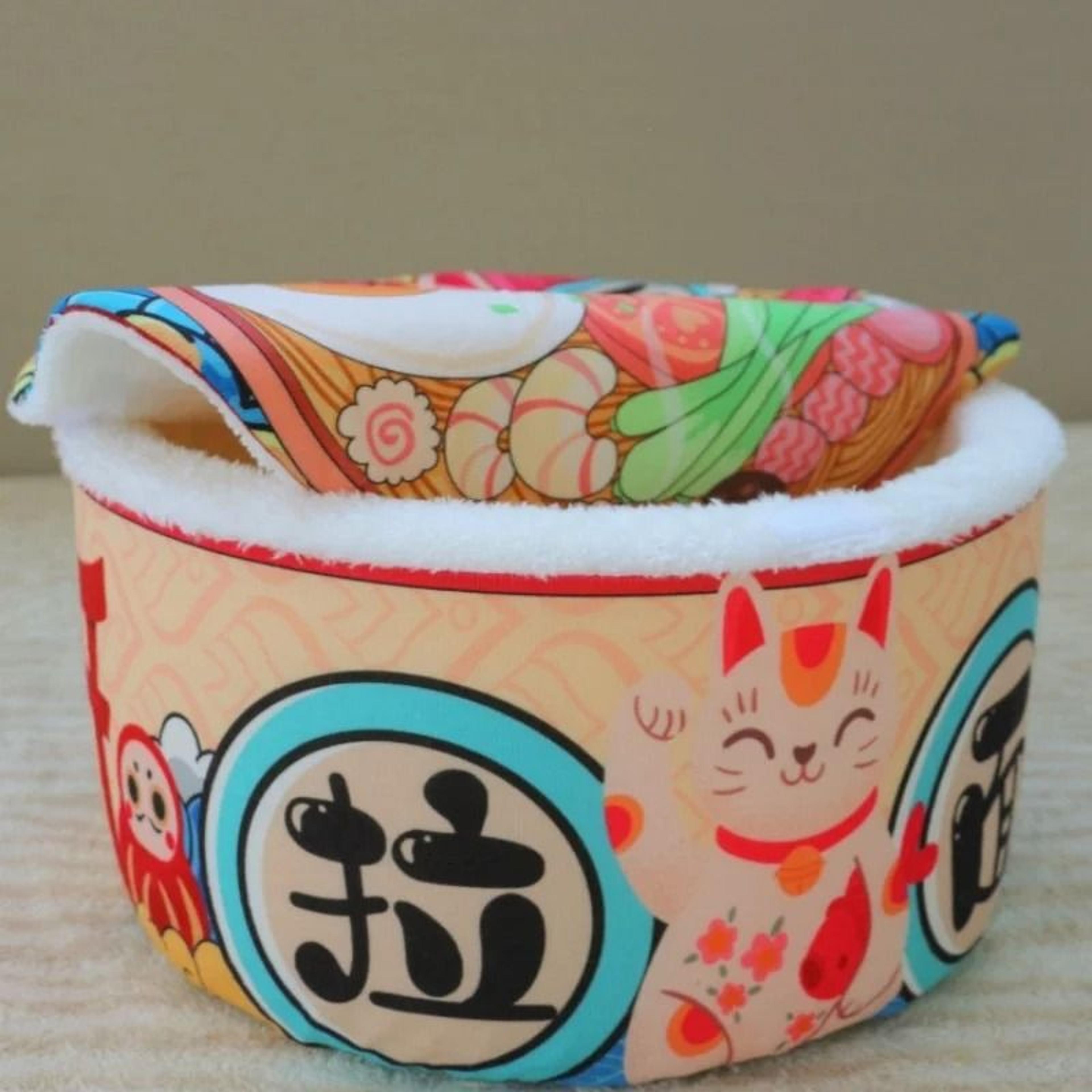 Instant Noodle Cup Pet Bed Cozy Warm House Kennel With Removable Cushion For Cats And Dogs 4