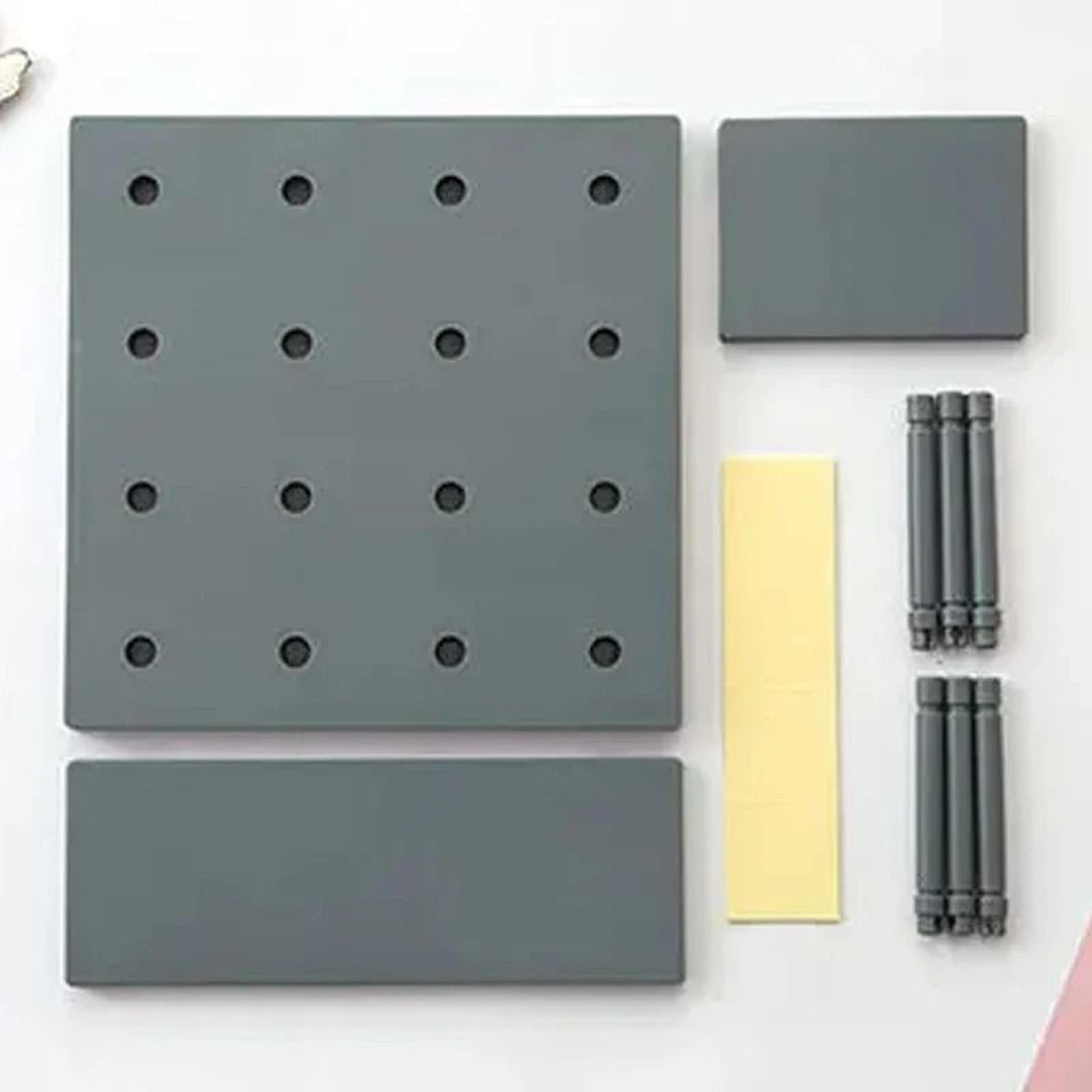 Modular Wall Pegboard Organizer Kit  Premium DamageFree Hanging Storage Rack 7