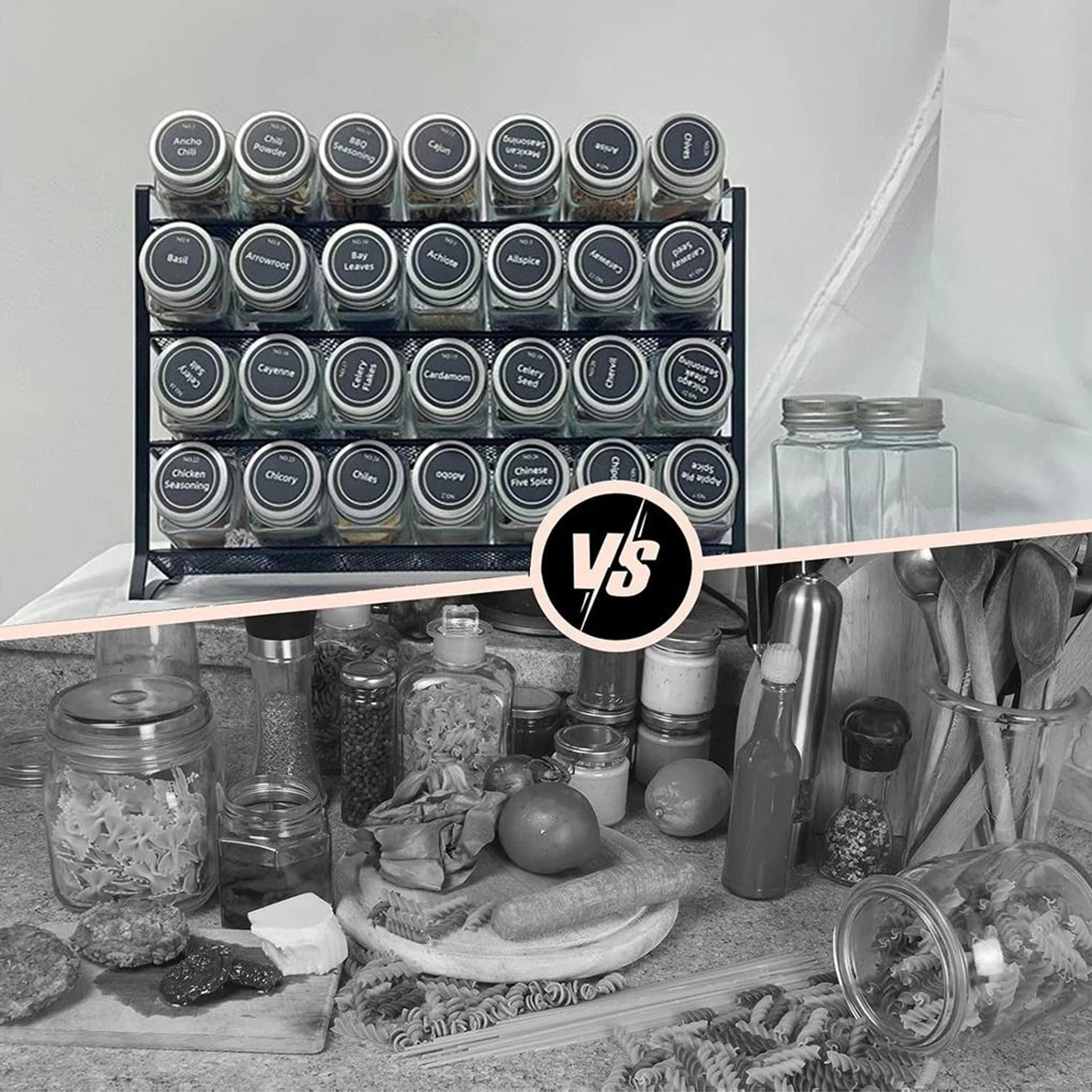 4Tier Kitchen Cabinet Organizer Shelf  WallMounted Spice Rack 3