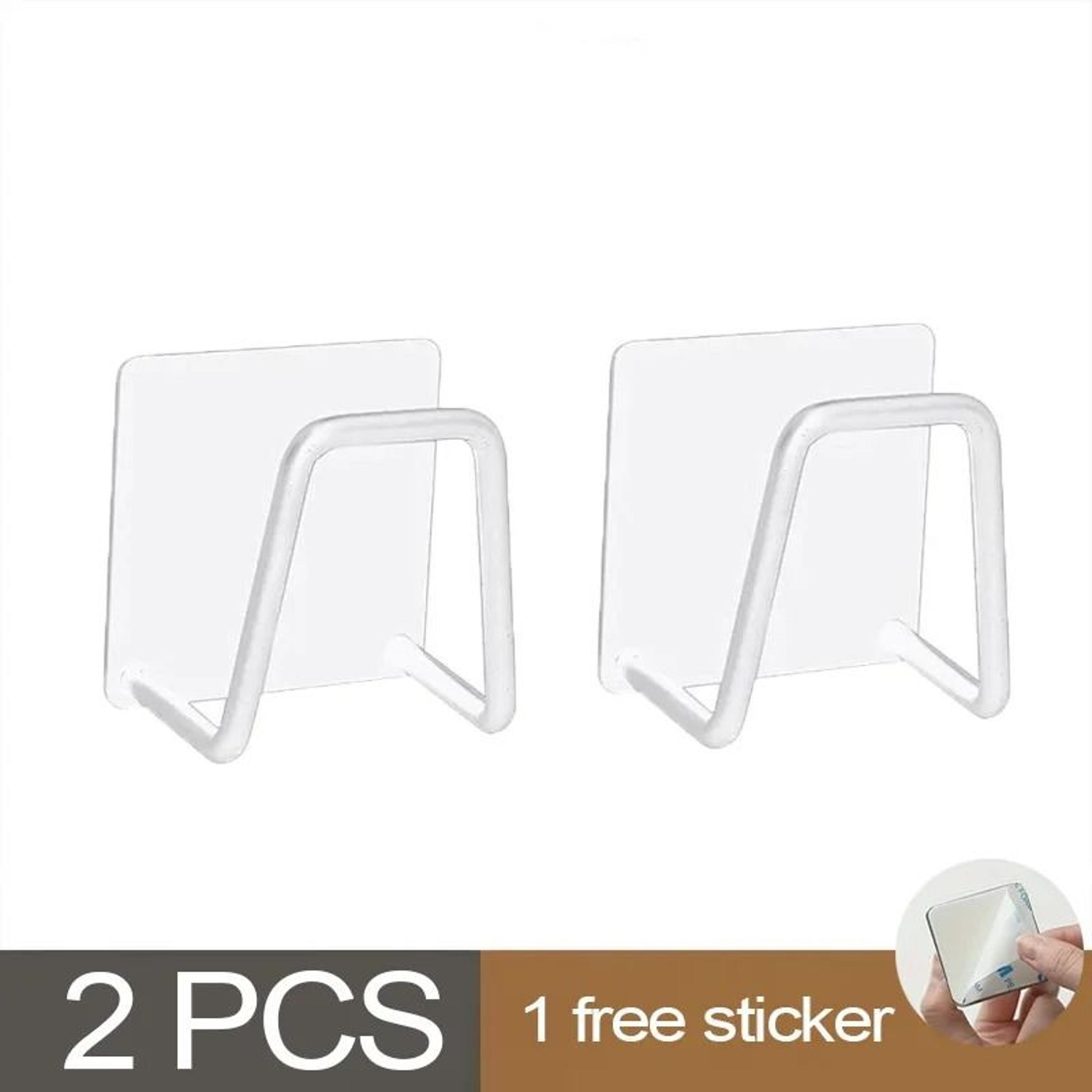 SelfAdhesive Stainless Steel Kitchen Sink Sponge Holder  Drain Rack 11
