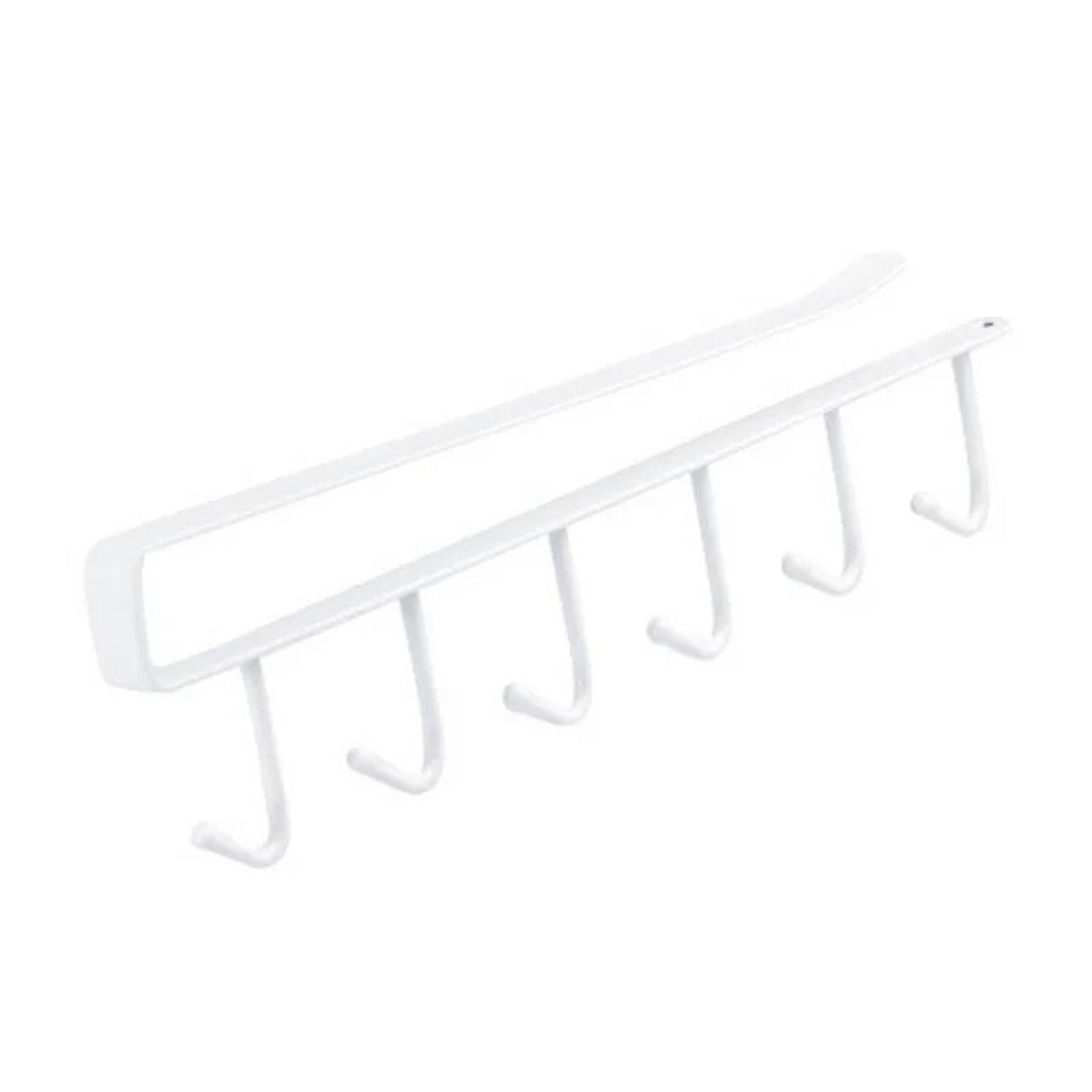 UnderCabinet 6Hook Hanging Mug Holder  Kitchen Storage Rack 7