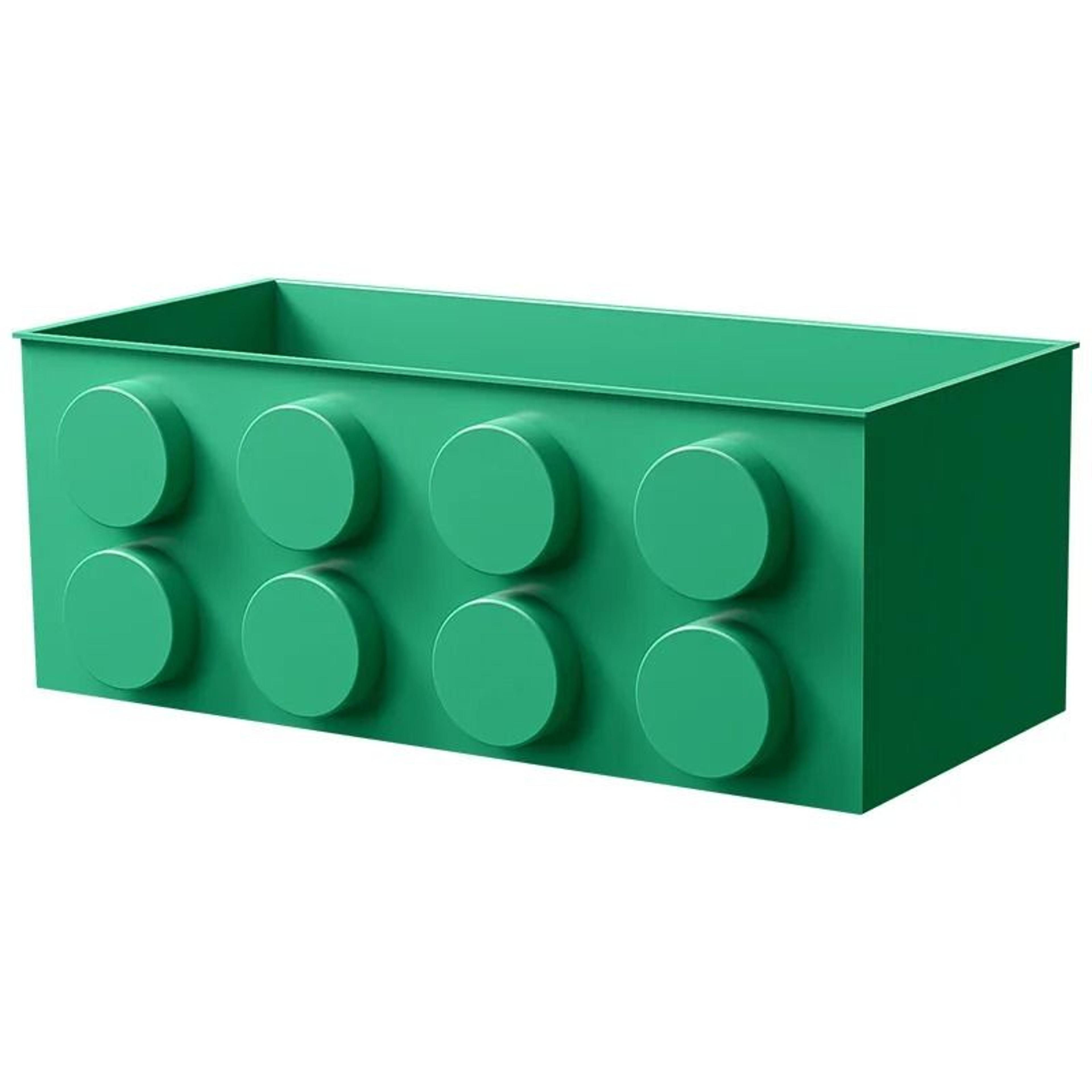 Modular BuildingBlock Magnetic Storage Box  Floating Refrigerator Wall Organizer 9