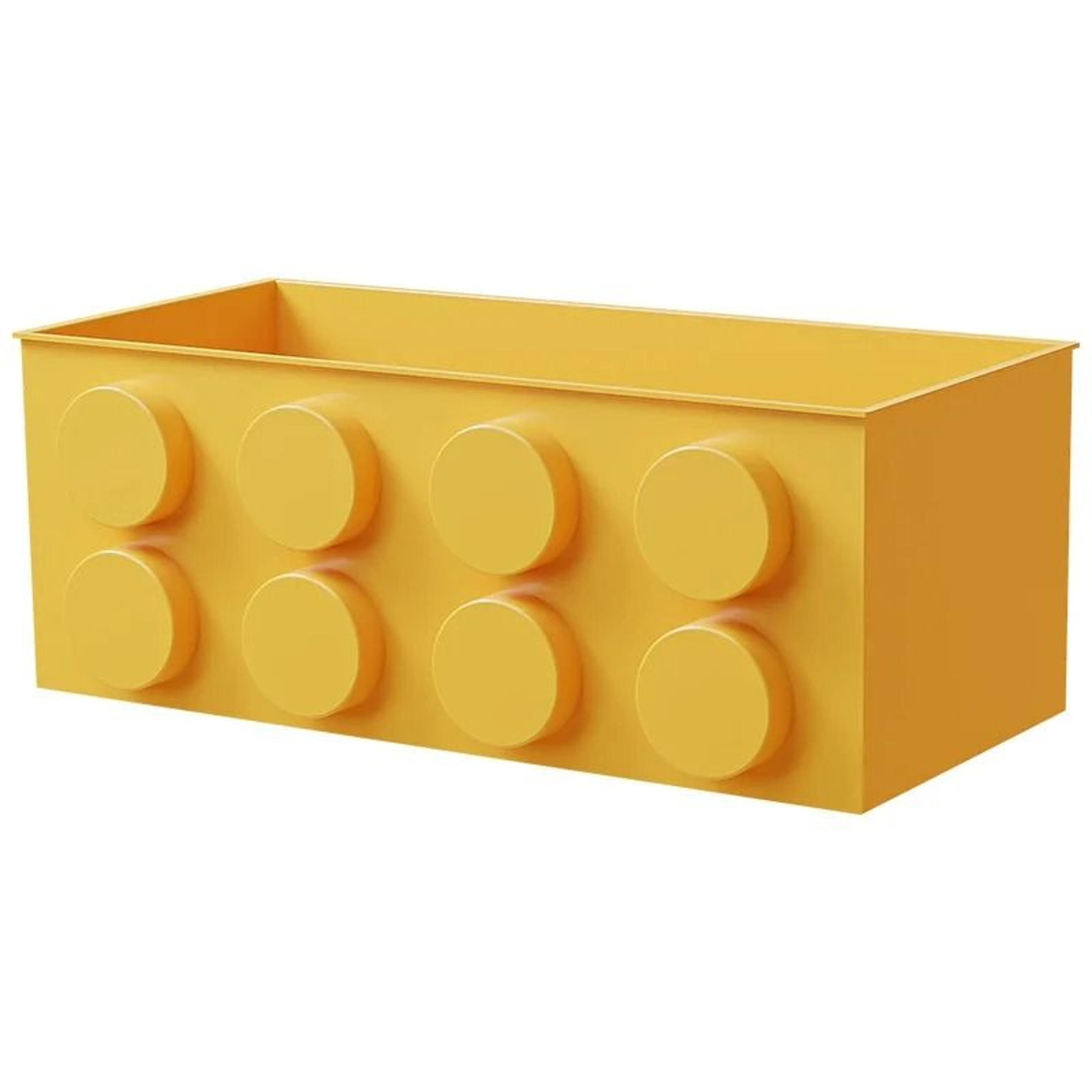 Modular BuildingBlock Magnetic Storage Box  Floating Refrigerator Wall Organizer 10