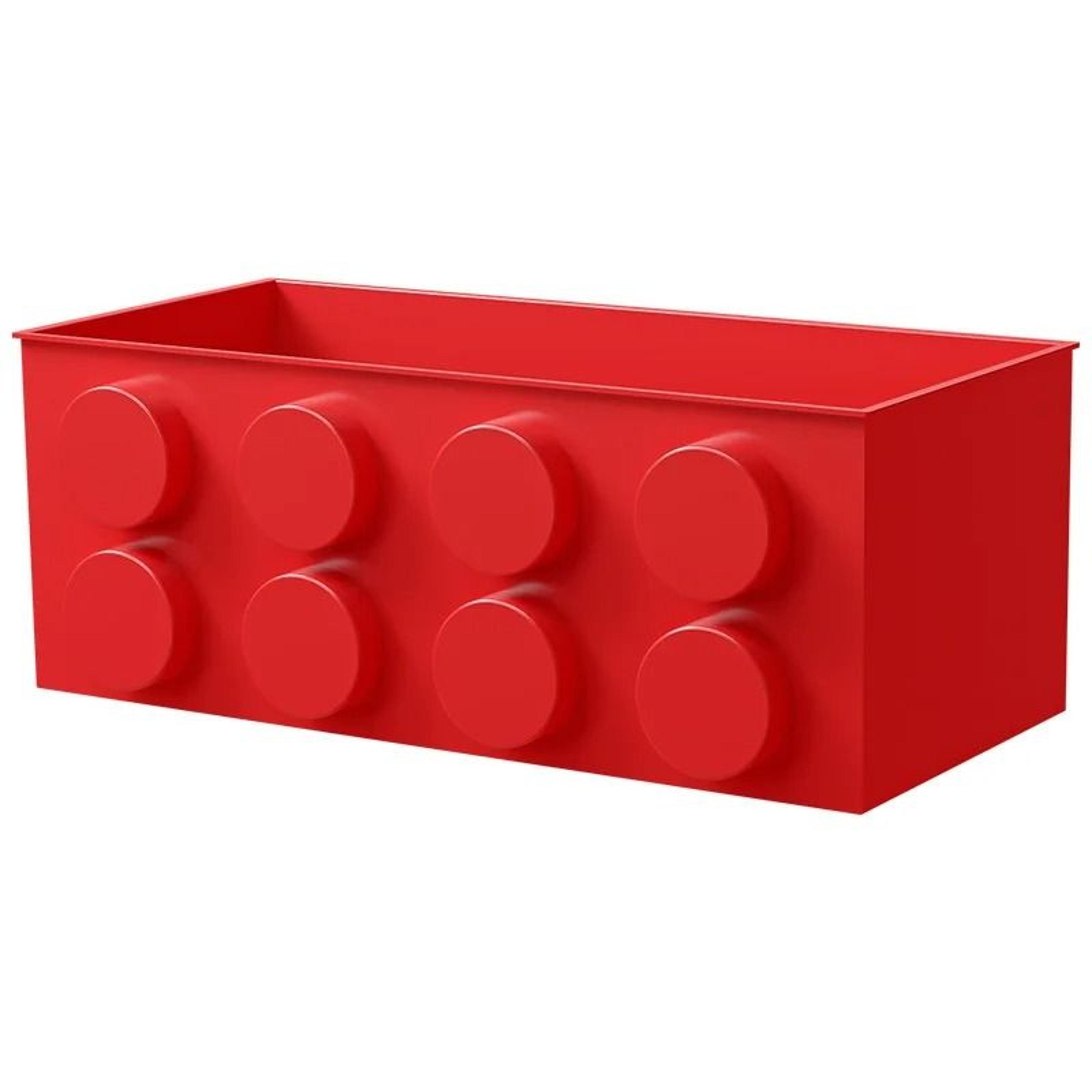 Modular BuildingBlock Magnetic Storage Box  Floating Refrigerator Wall Organizer 7