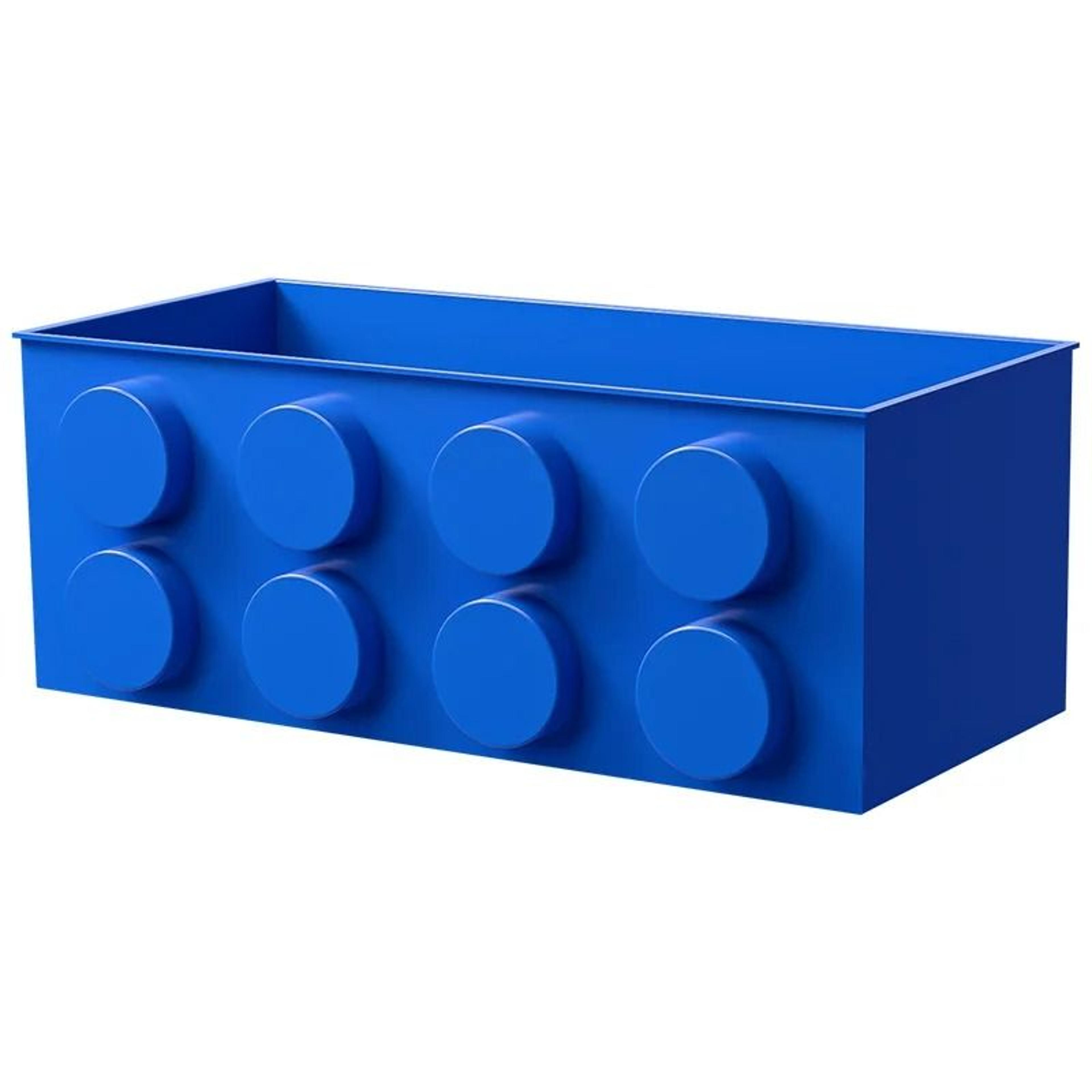 Modular BuildingBlock Magnetic Storage Box  Floating Refrigerator Wall Organizer 8