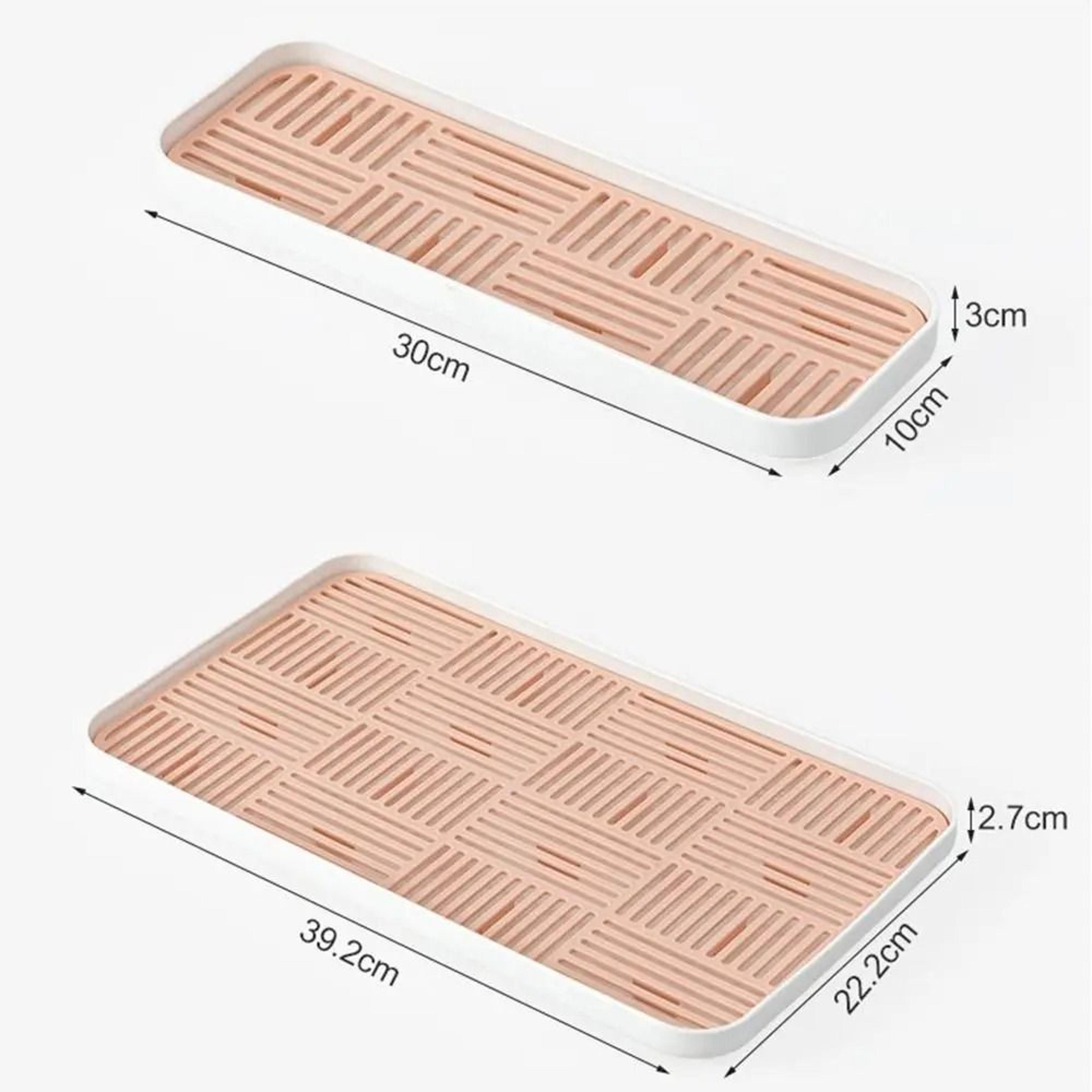 DoubleLayer Detachable Tableware Drain Tray And Dish Drainer Storage Board 5