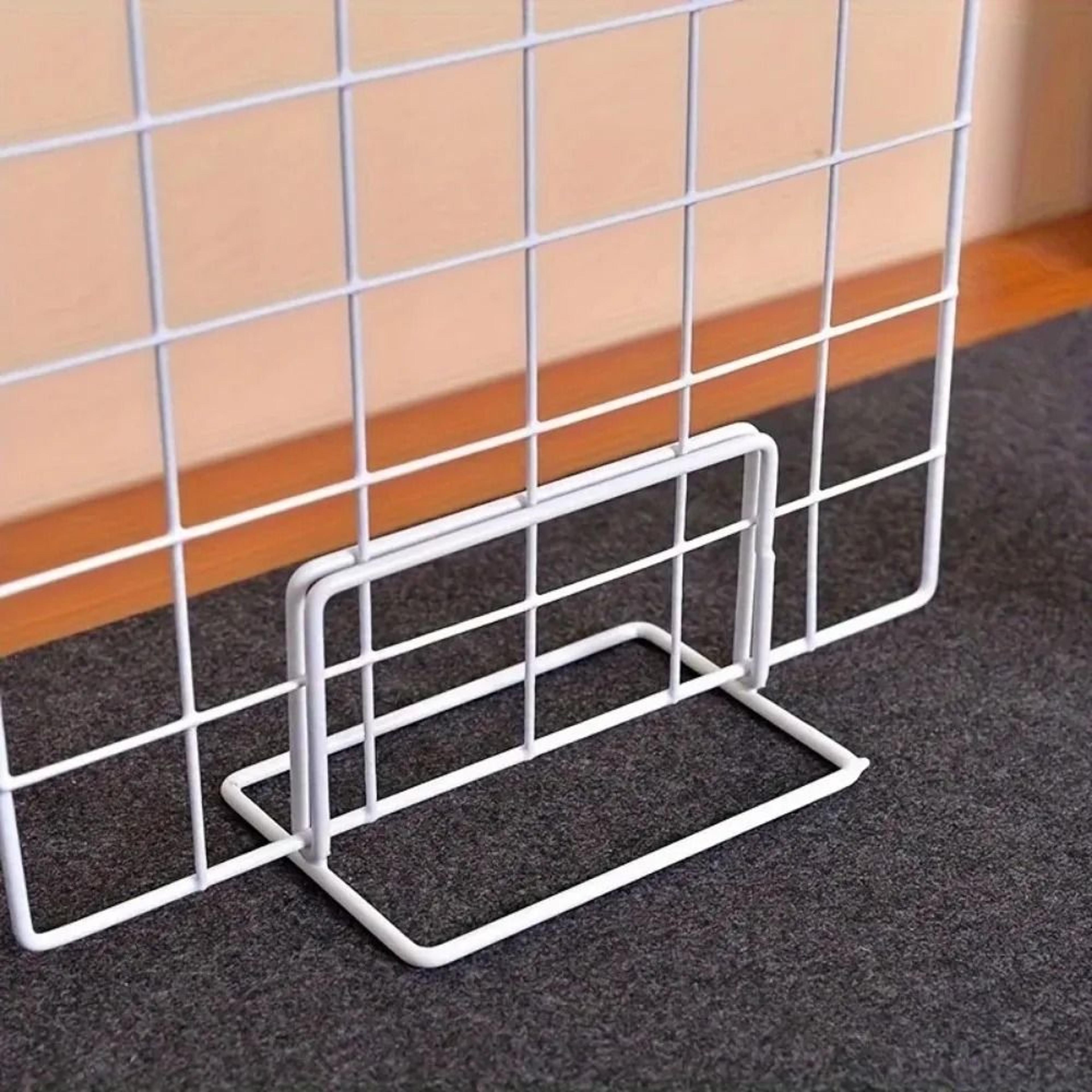 Modern Metal Grid Panel Display Brackets  Desktop Stands 3