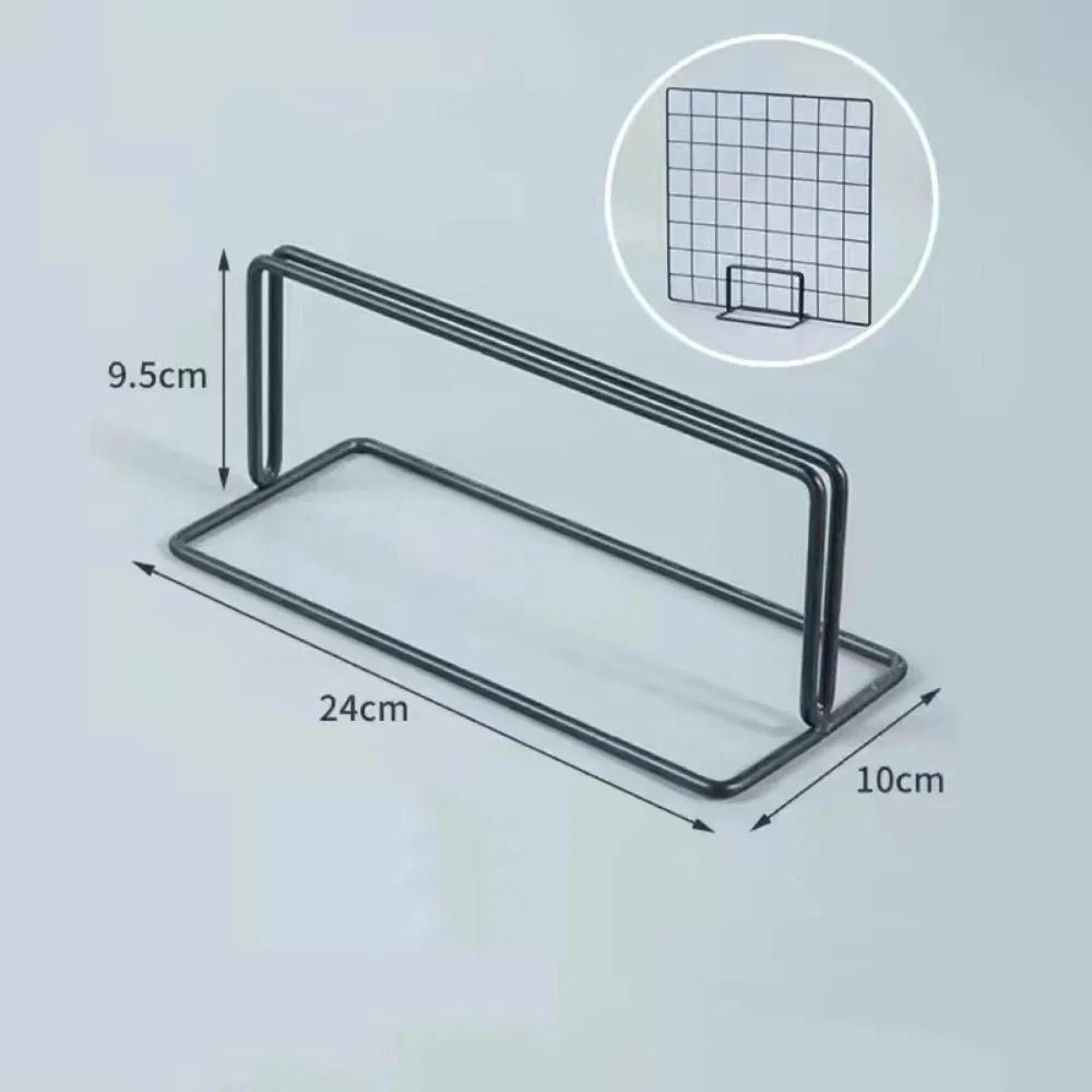 Modern Metal Grid Panel Display Brackets  Desktop Stands 11