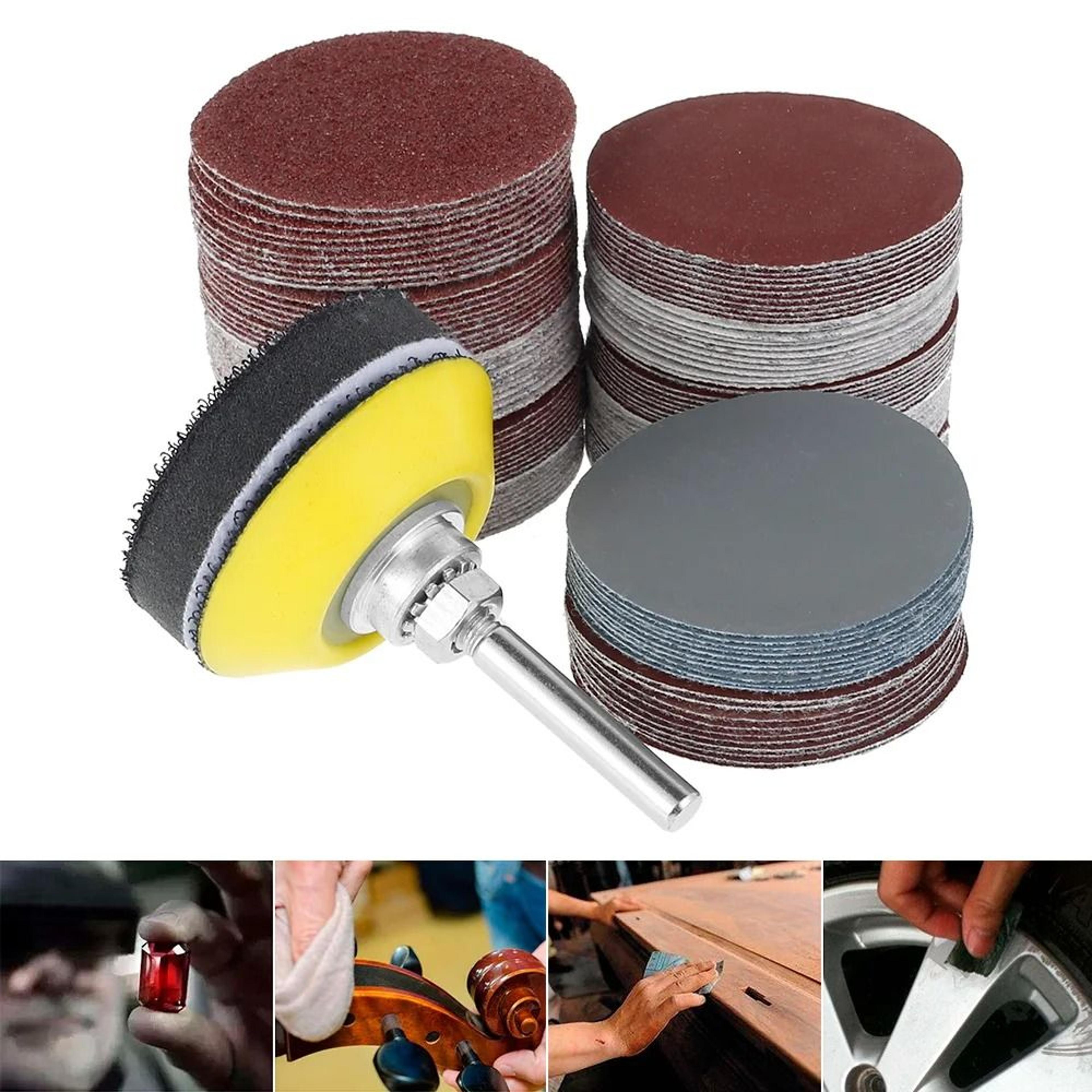 120Piece 2Inch Sanding Disc Set 603000 Grit 6