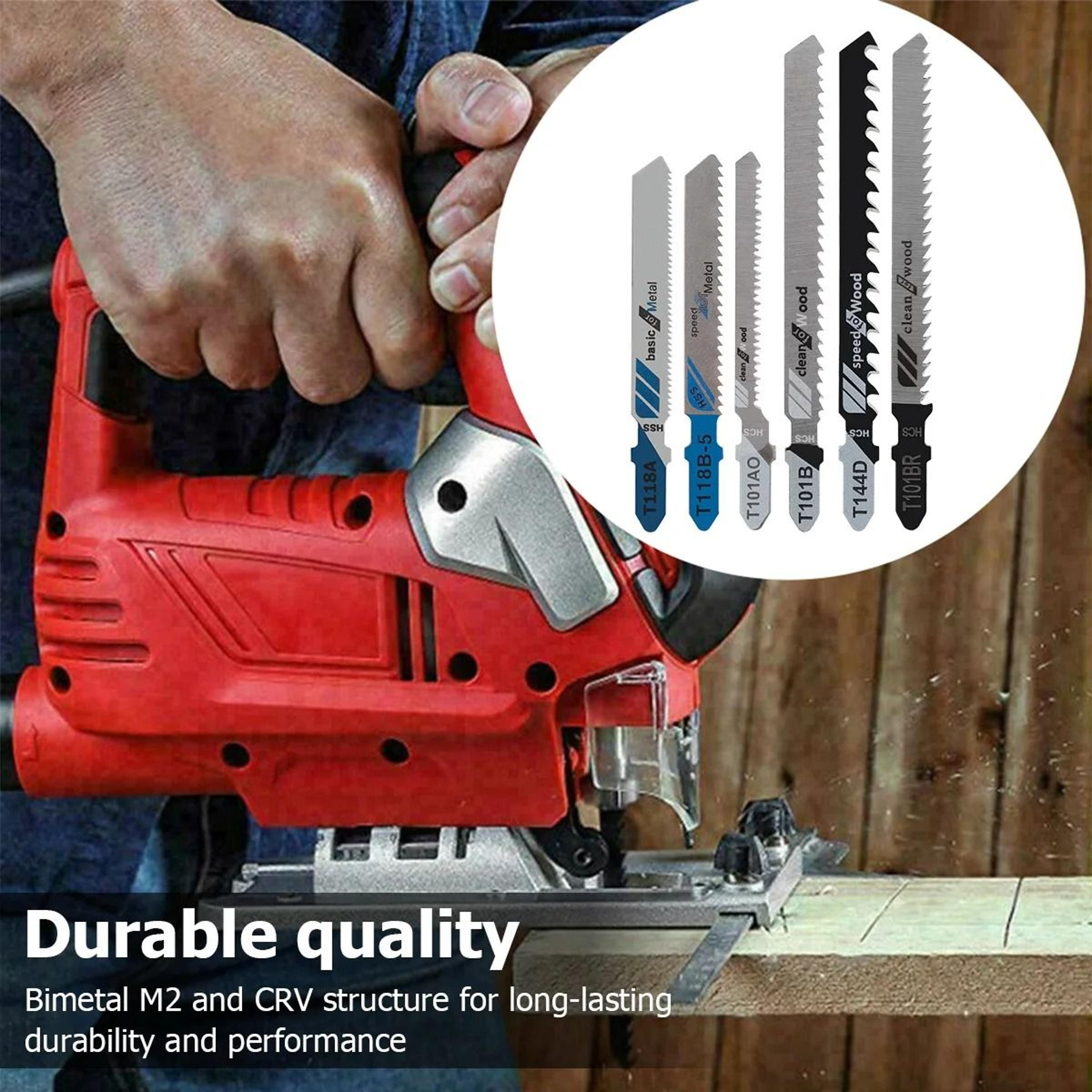 Professional TShank Jigsaw Blade Variety Assortment Pack 3