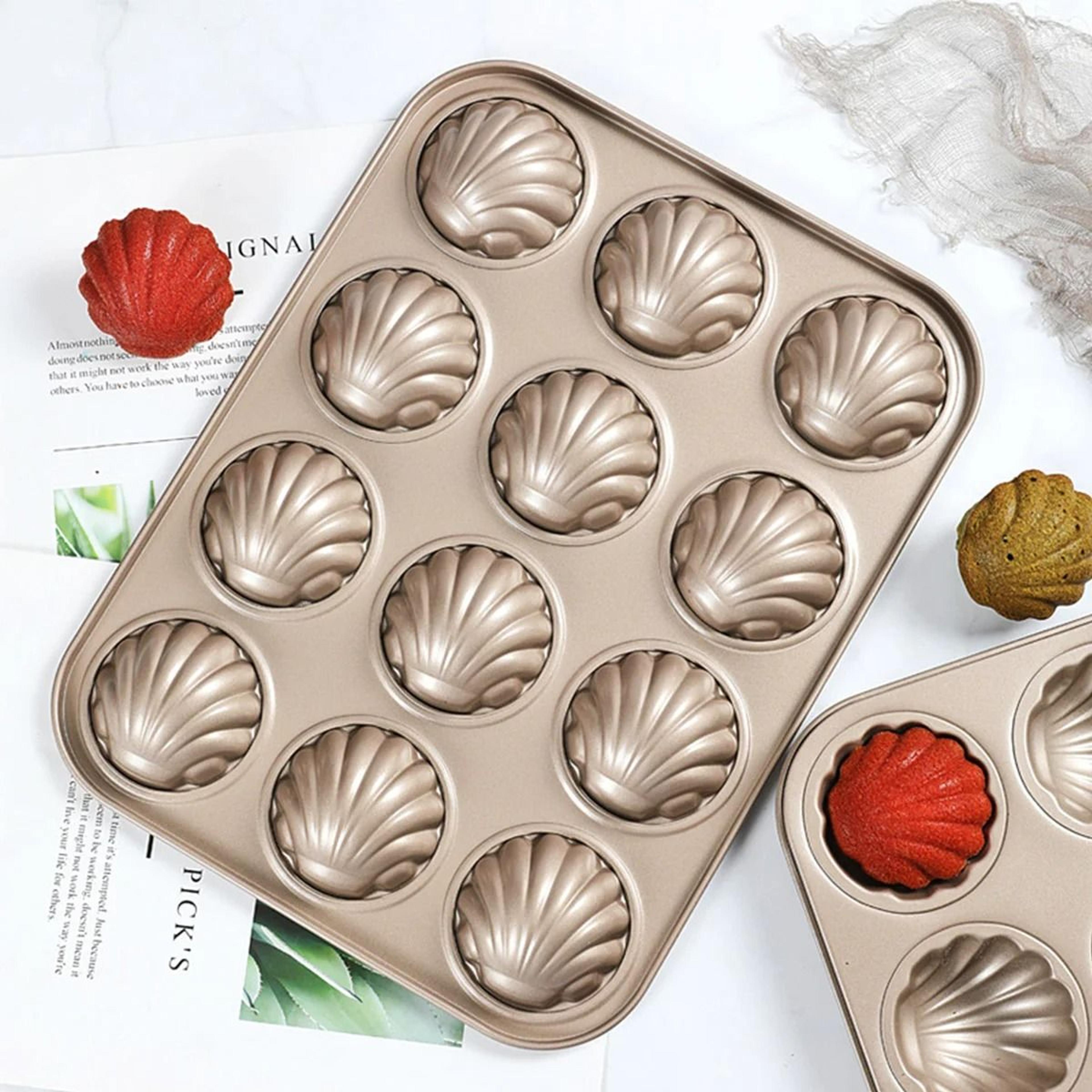 9Cavity Carbon Steel Madeleine Baking Pan 3