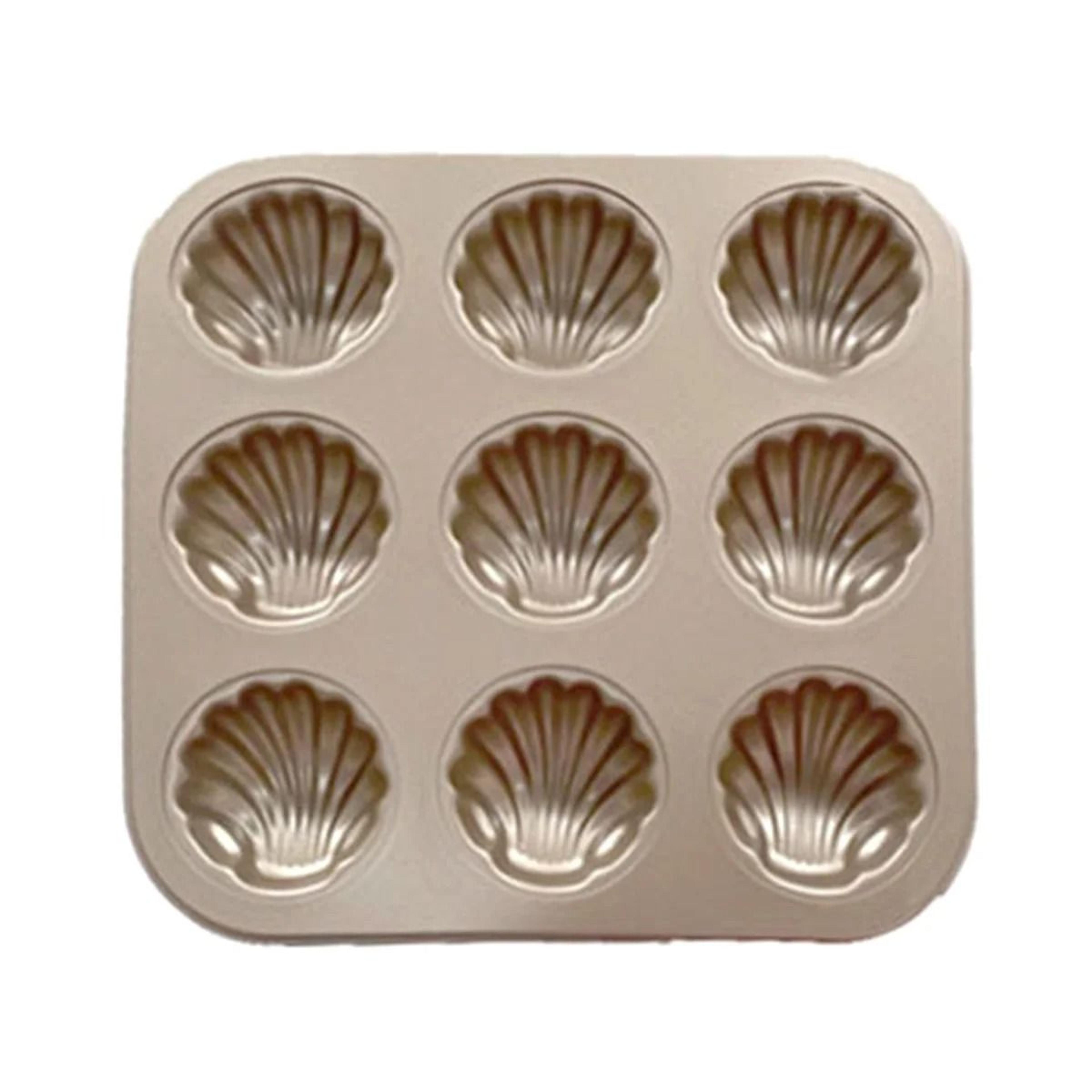 9Cavity Carbon Steel Madeleine Baking Pan 4