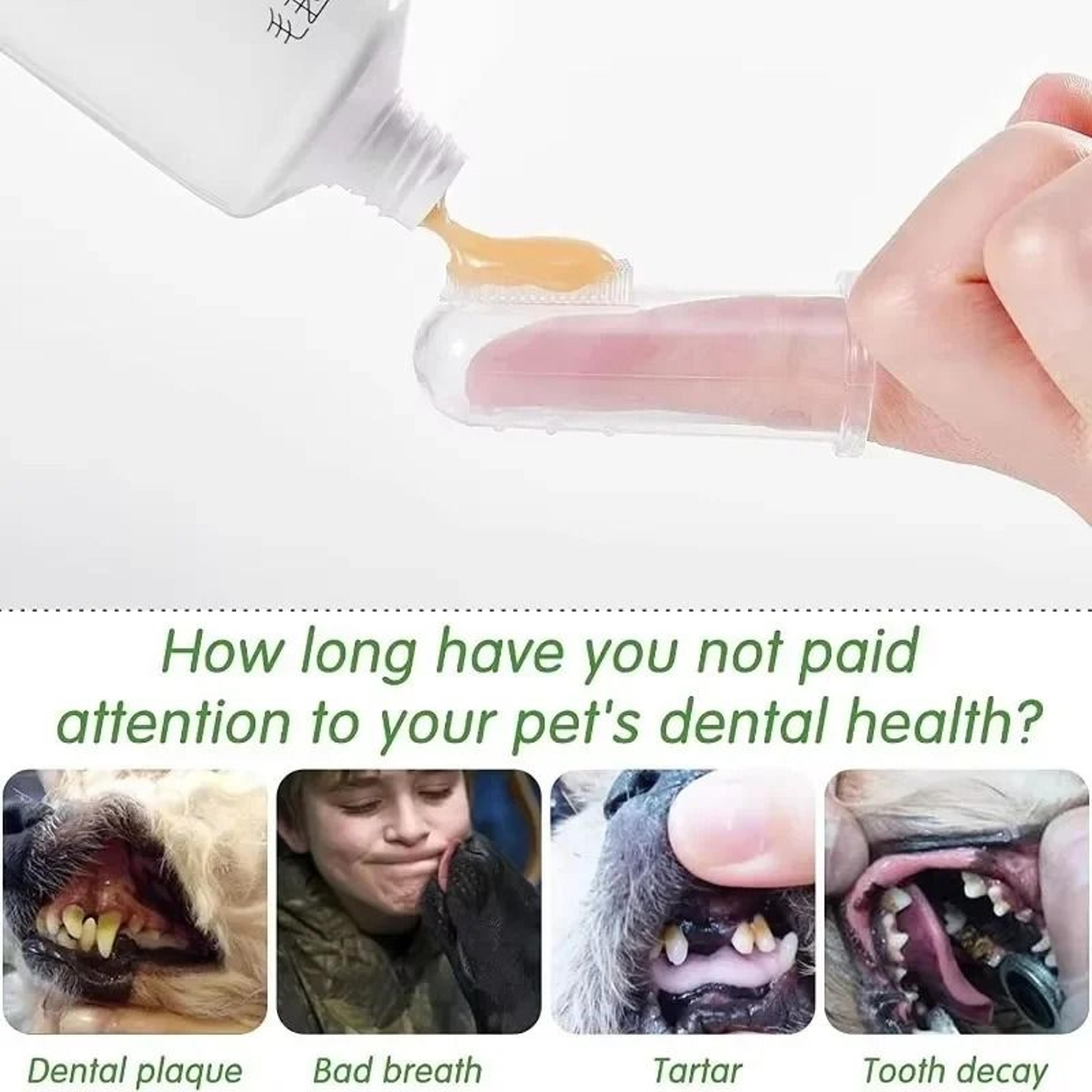 Super Soft Pet Finger Toothbrush Fleet 3