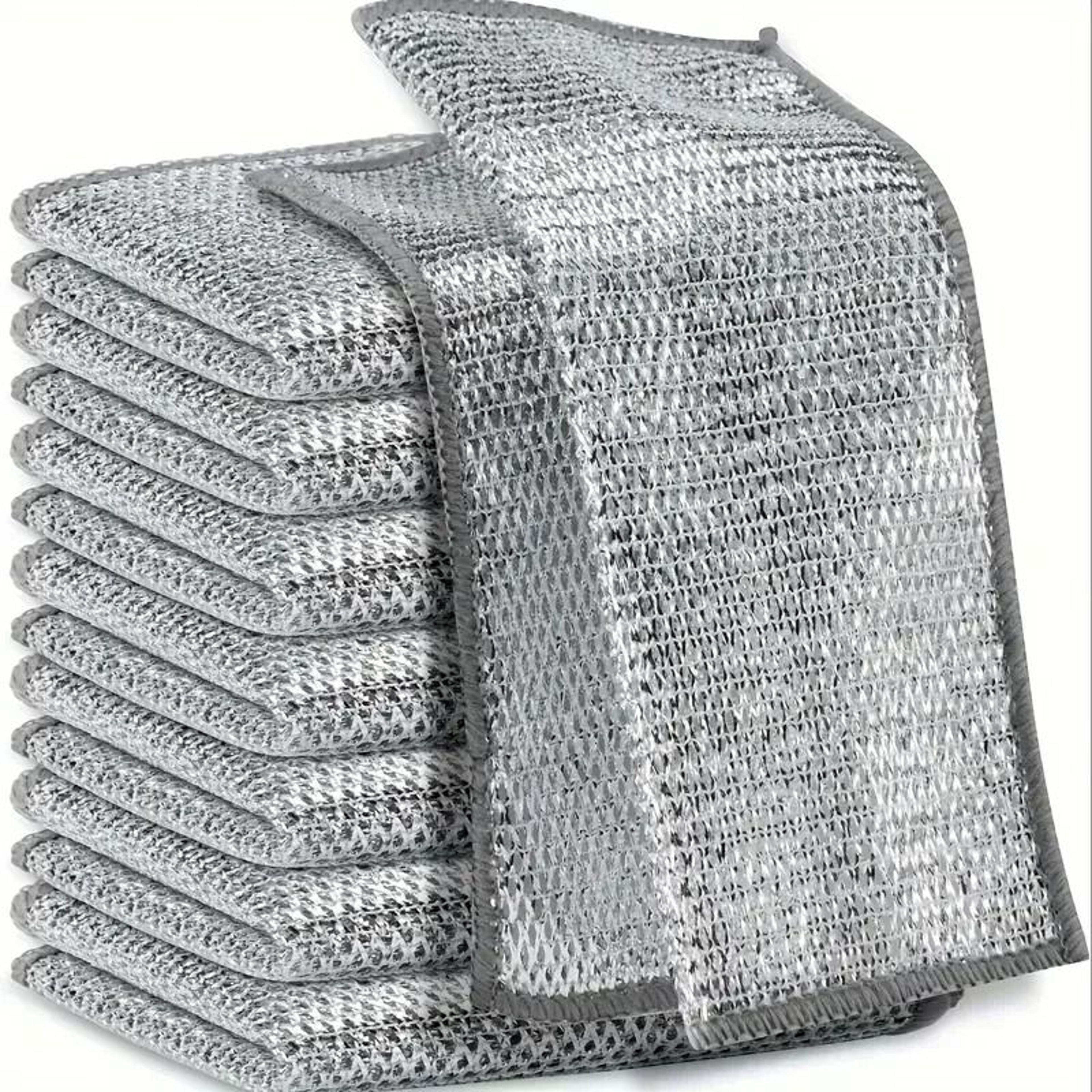 Thickened DoubleSided Metal Steel Wire Kitchen Rags 1
