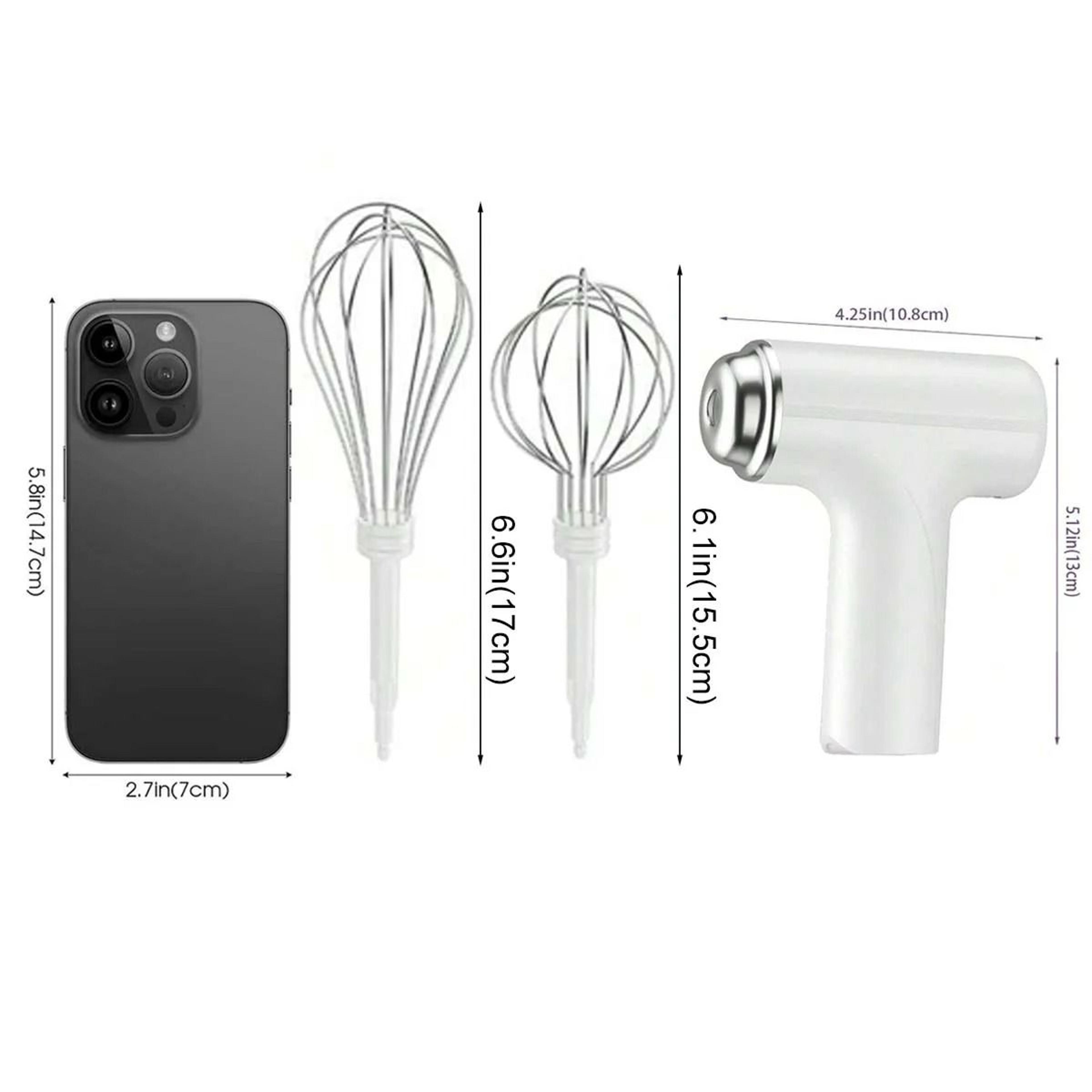 Wireless Handheld 3Speed Electric Food Mixer And Cream Whipper 2