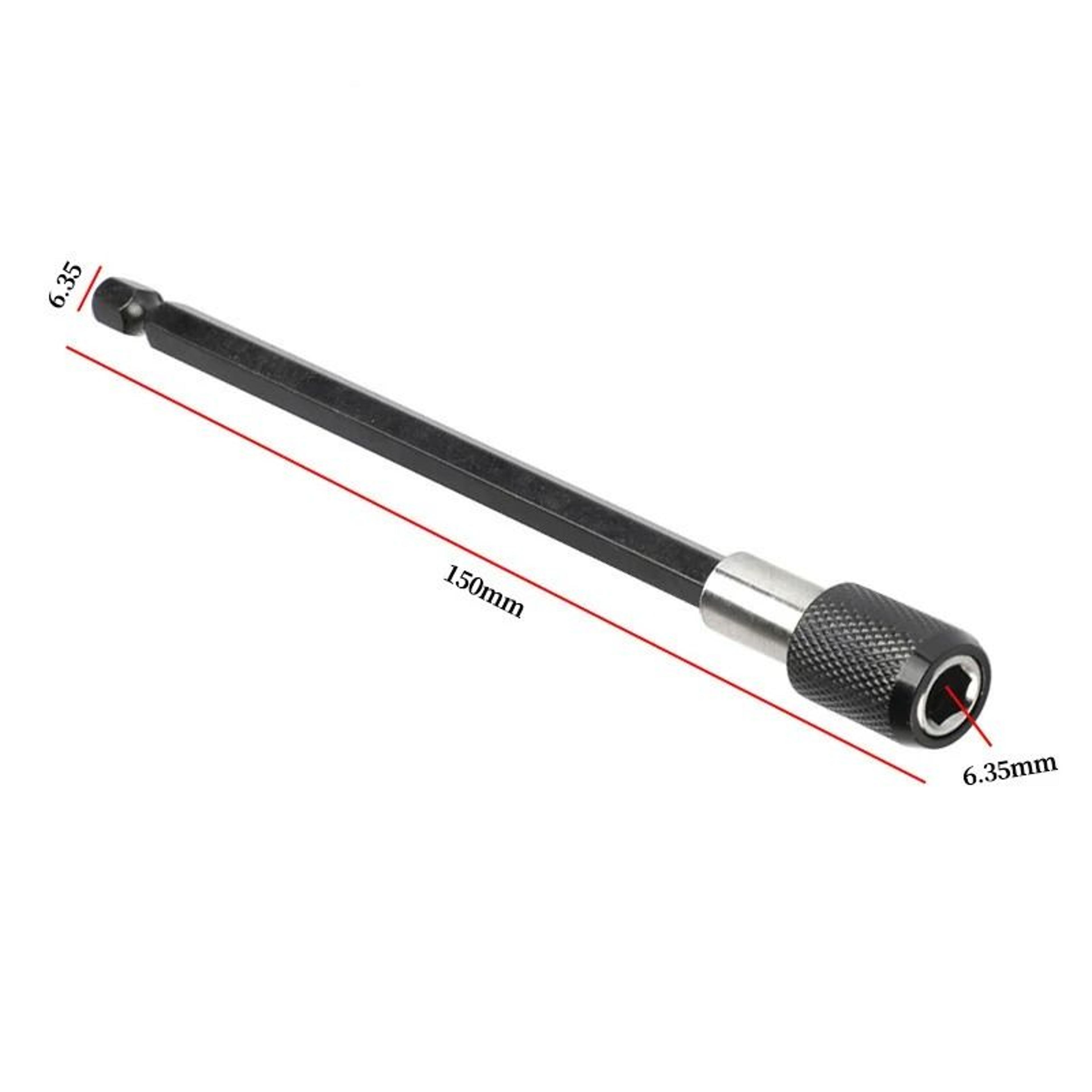 Hexagonal QuickChange SelfLocking Screwdriver Extension Rod 8