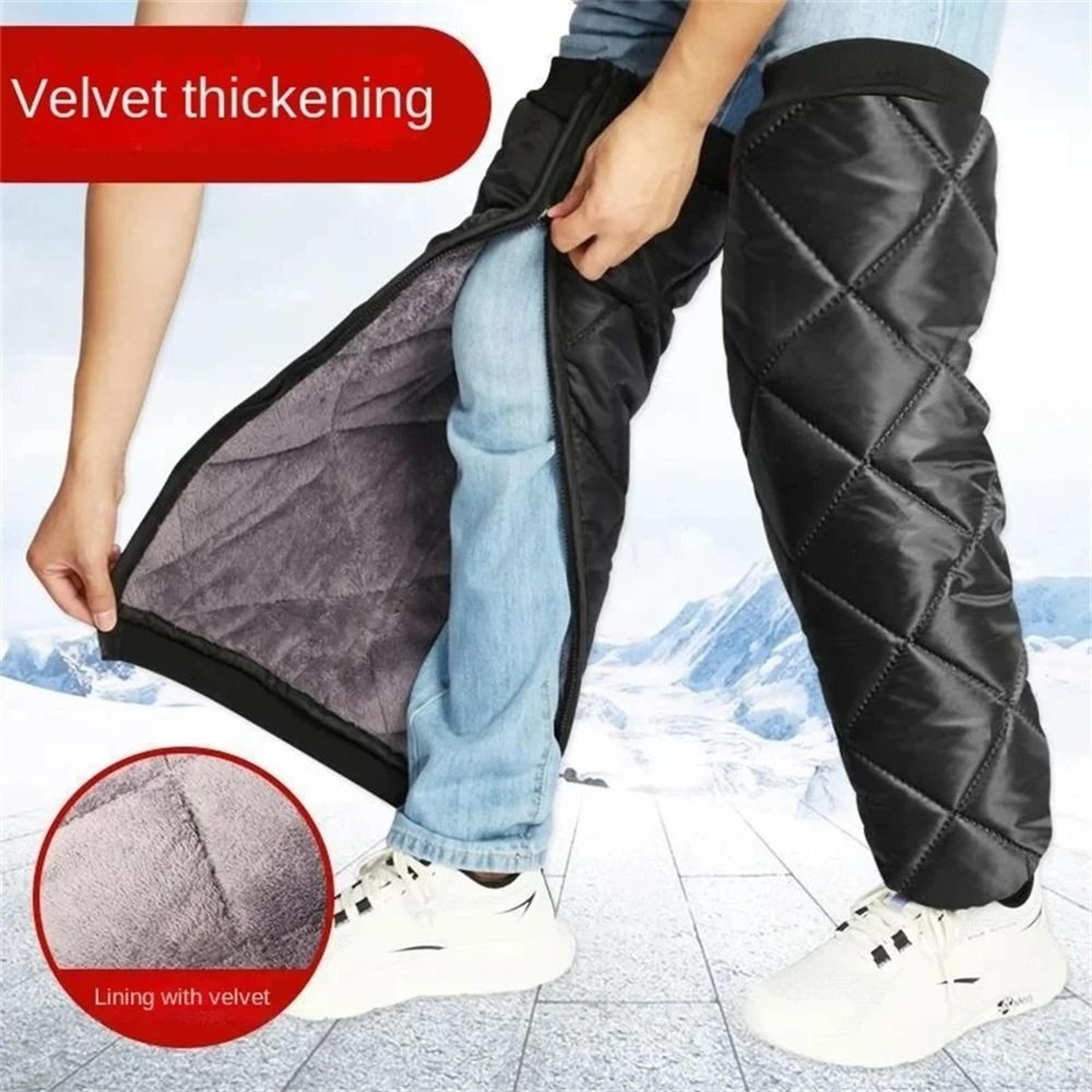 Winter Warm Waterproof Motorcycle Knee Pads And Leg Sleeves 2