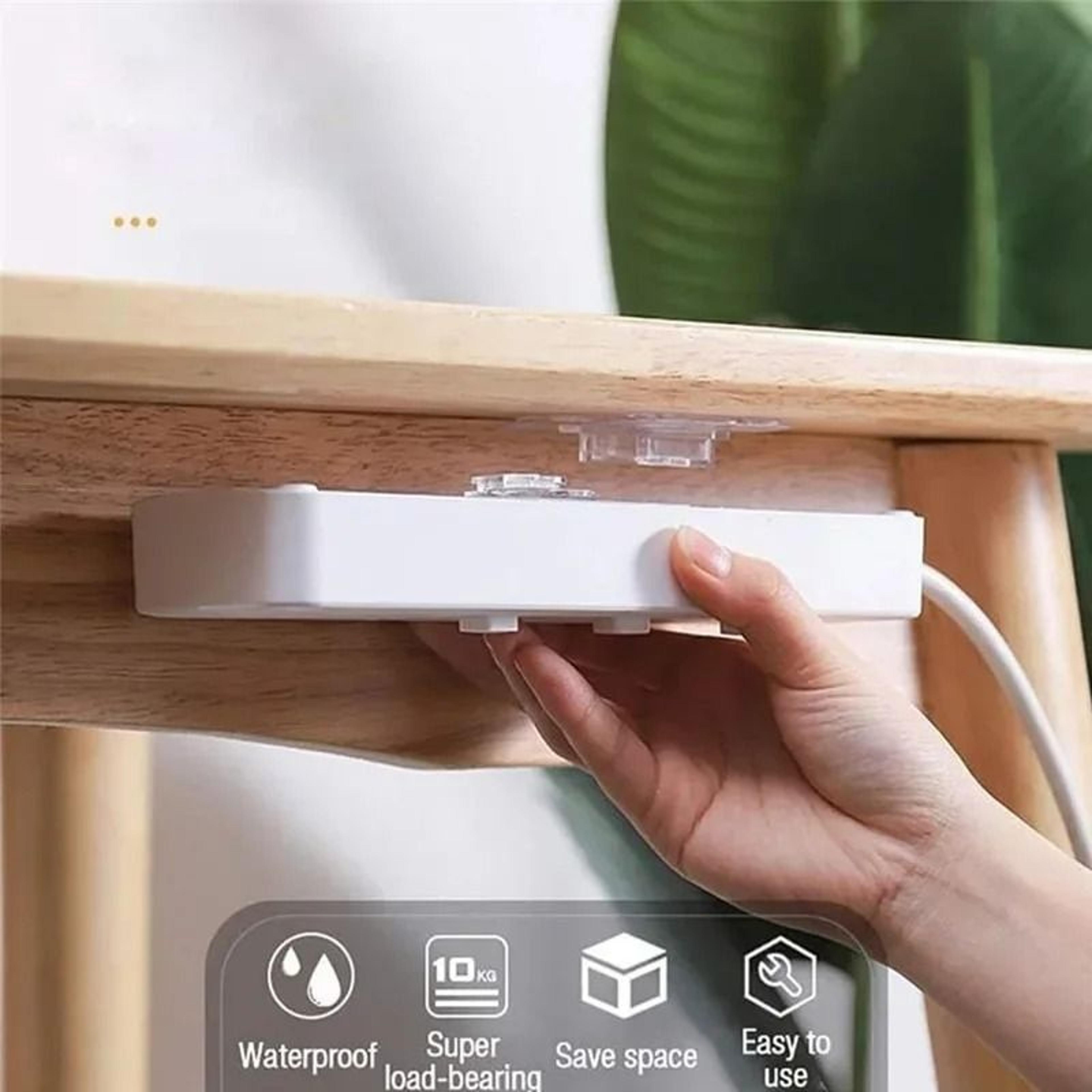 DoubleSided Adhesive Wall Hooks And Plug Socket Holders 1