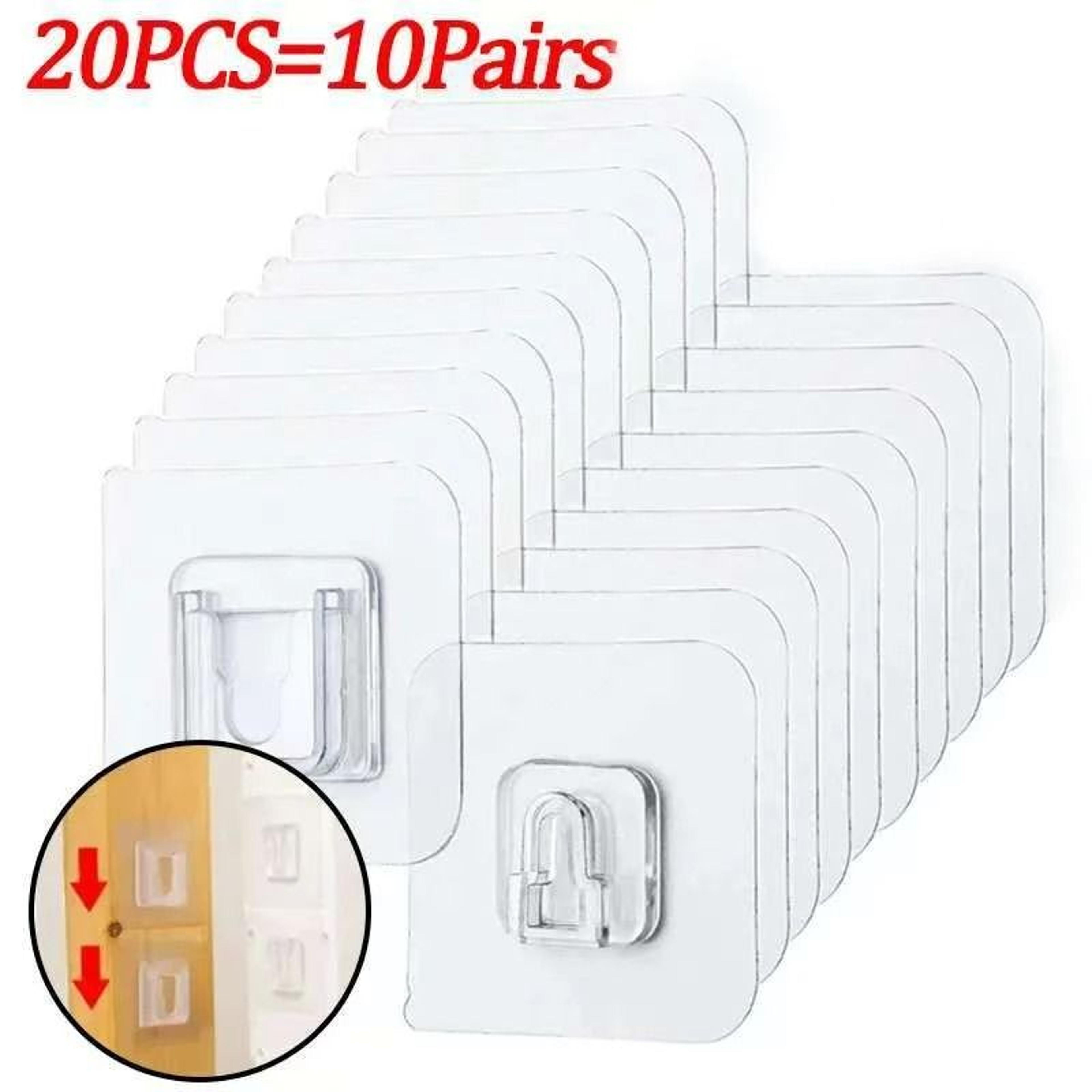 DoubleSided Adhesive Wall Hooks And Plug Socket Holders 7