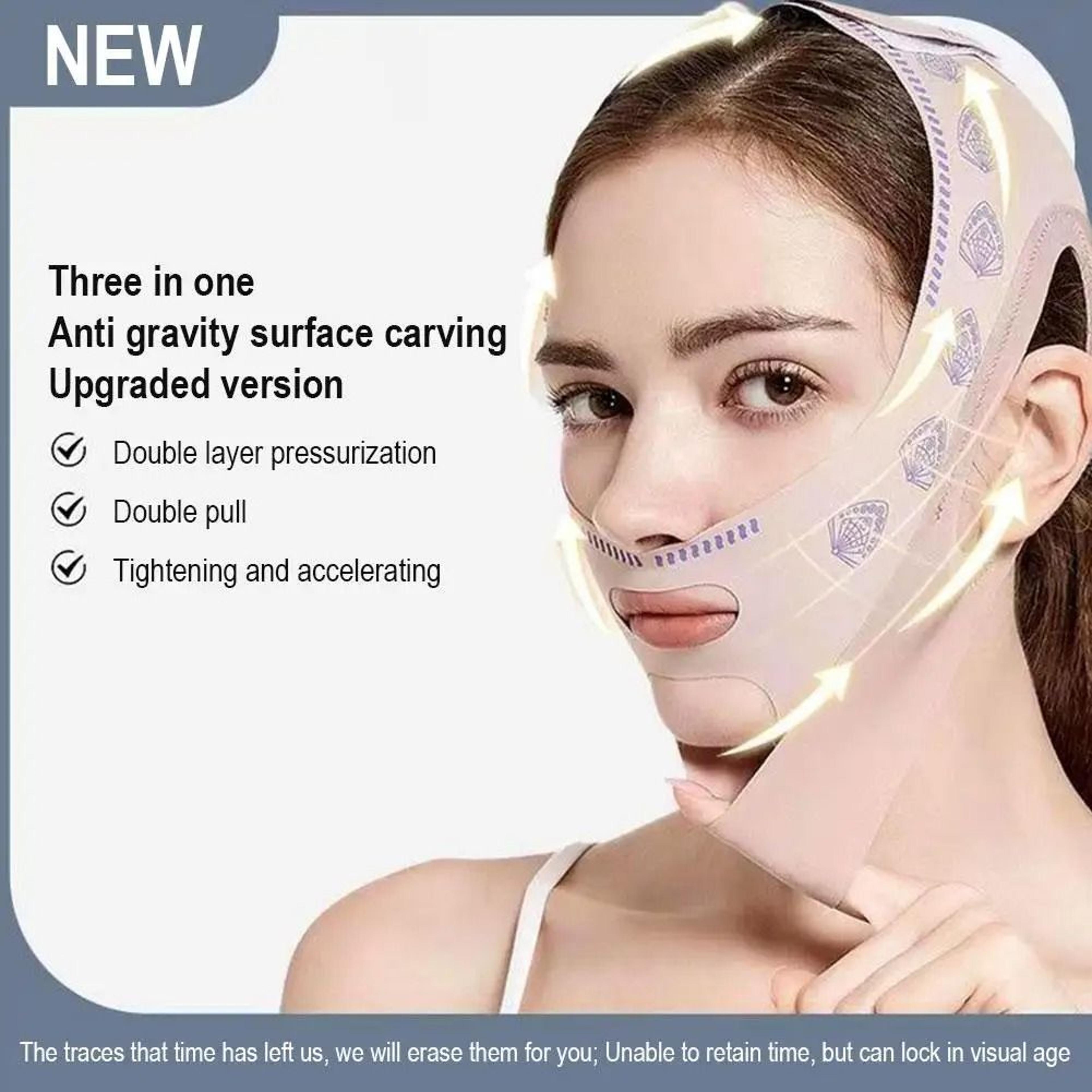 DoubleDeck VLine Face Slimming Bandage  Lifting Belt 2