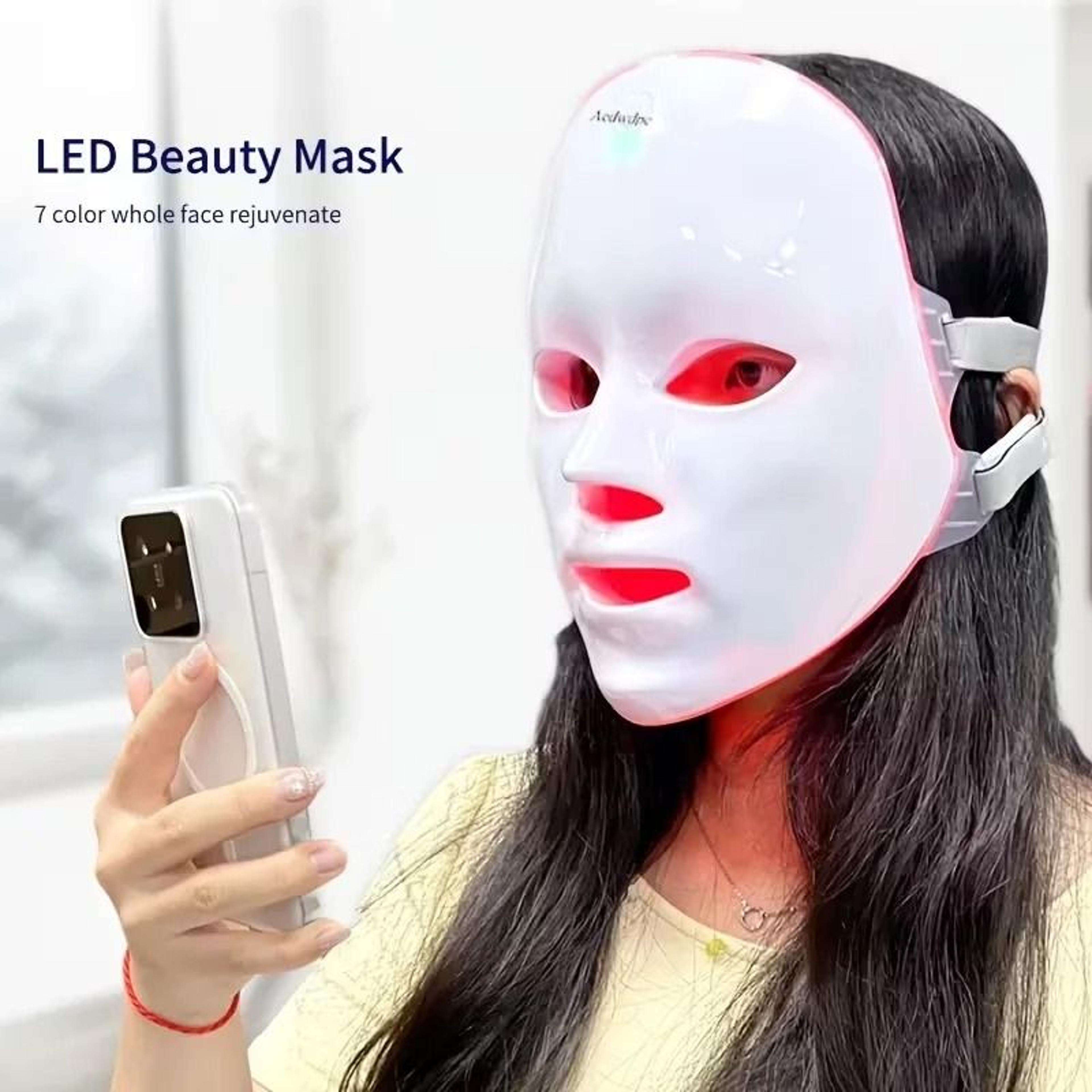 7Color Portable Wireless LED Photon Facial Mask 5
