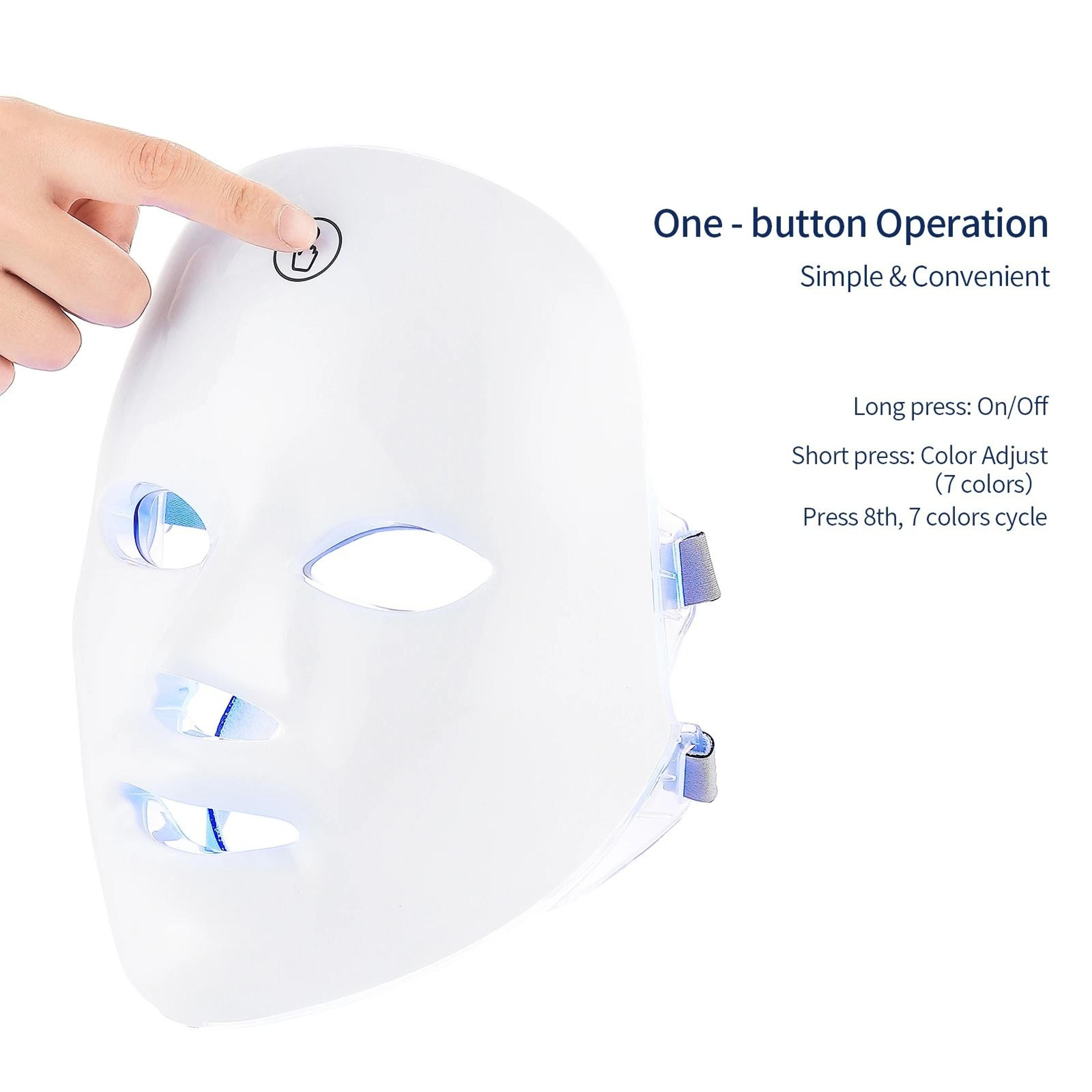 7Color LED Photon Facial Mask  Wireless Skin Rejuvenation System 4