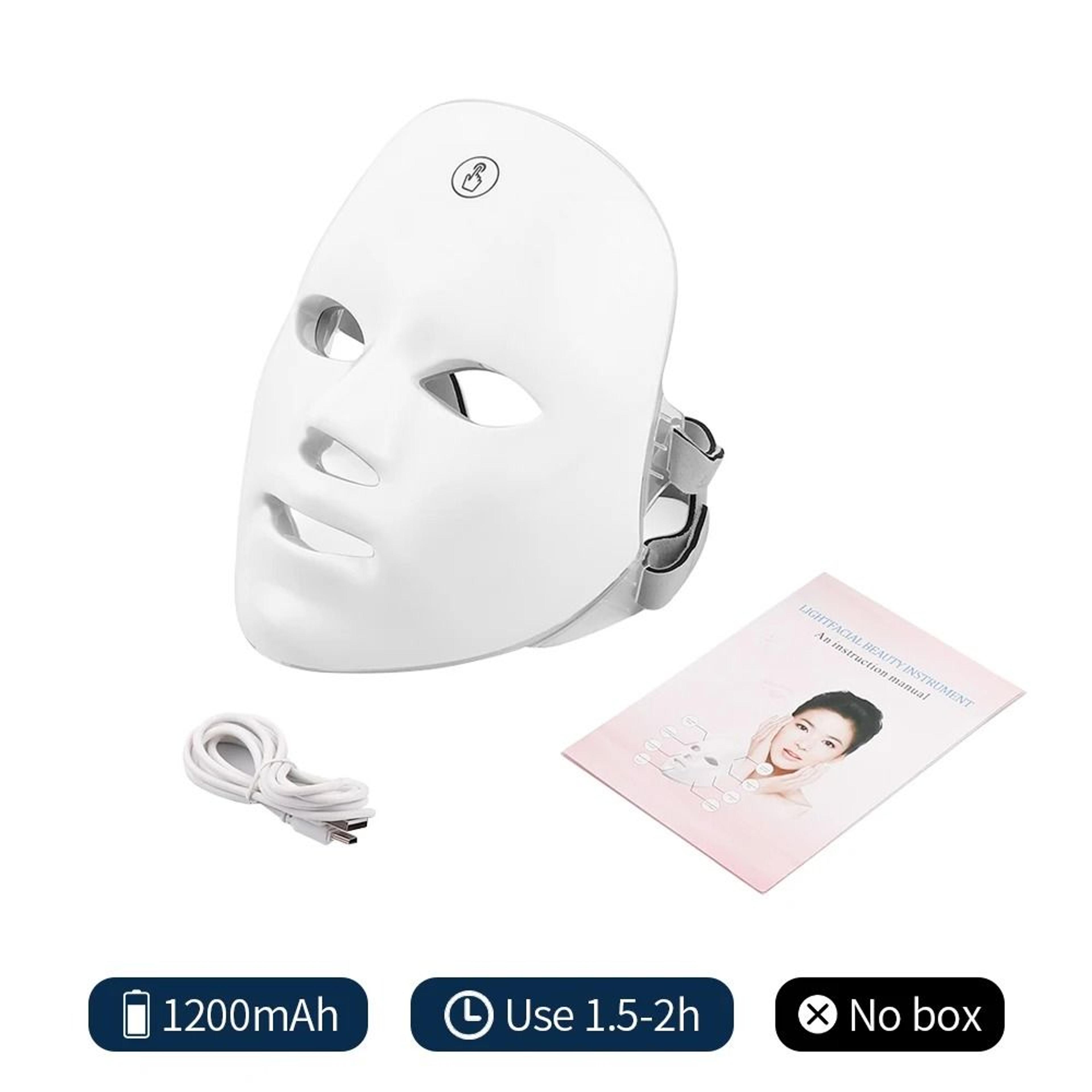 7Color LED Photon Facial Mask  Wireless Skin Rejuvenation System 8