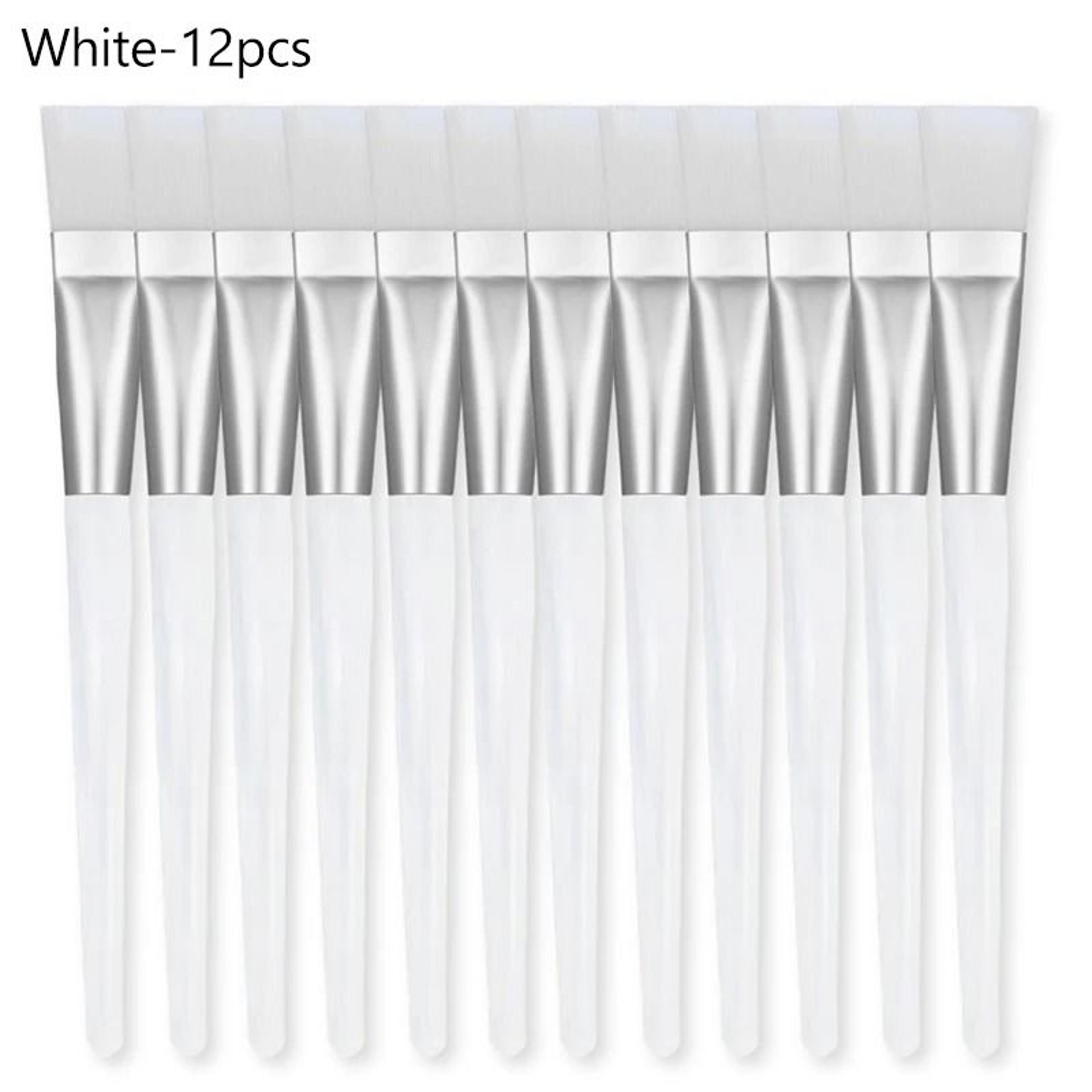 12Piece Transparent Crystal Rod Facial Mask Brush Set 6