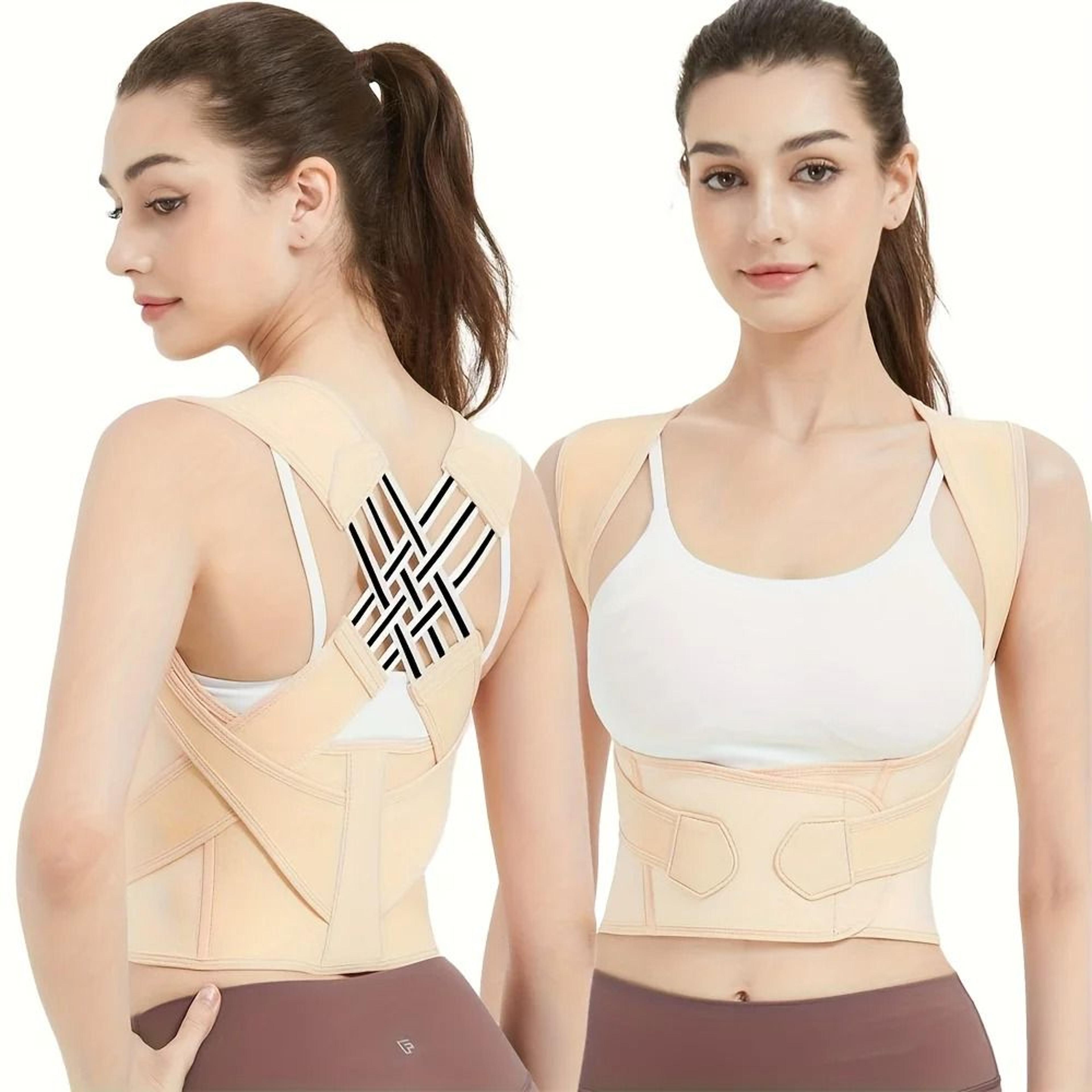 Breathable Back Posture Corrector  Adjustable Shoulder Support Belt 4
