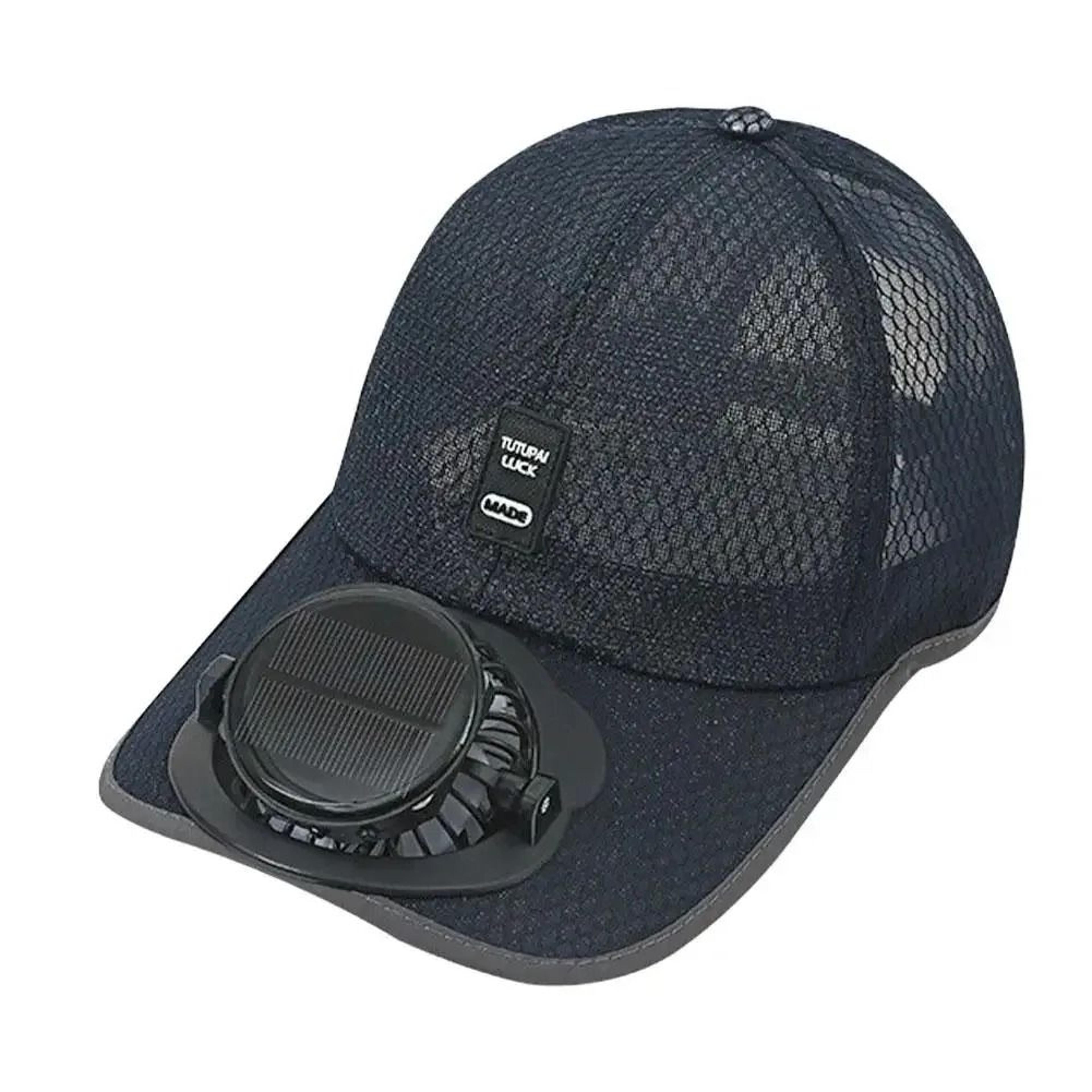 Breathable Outdoor Sunhat With Integrated Solar  USB Charging Fan 10