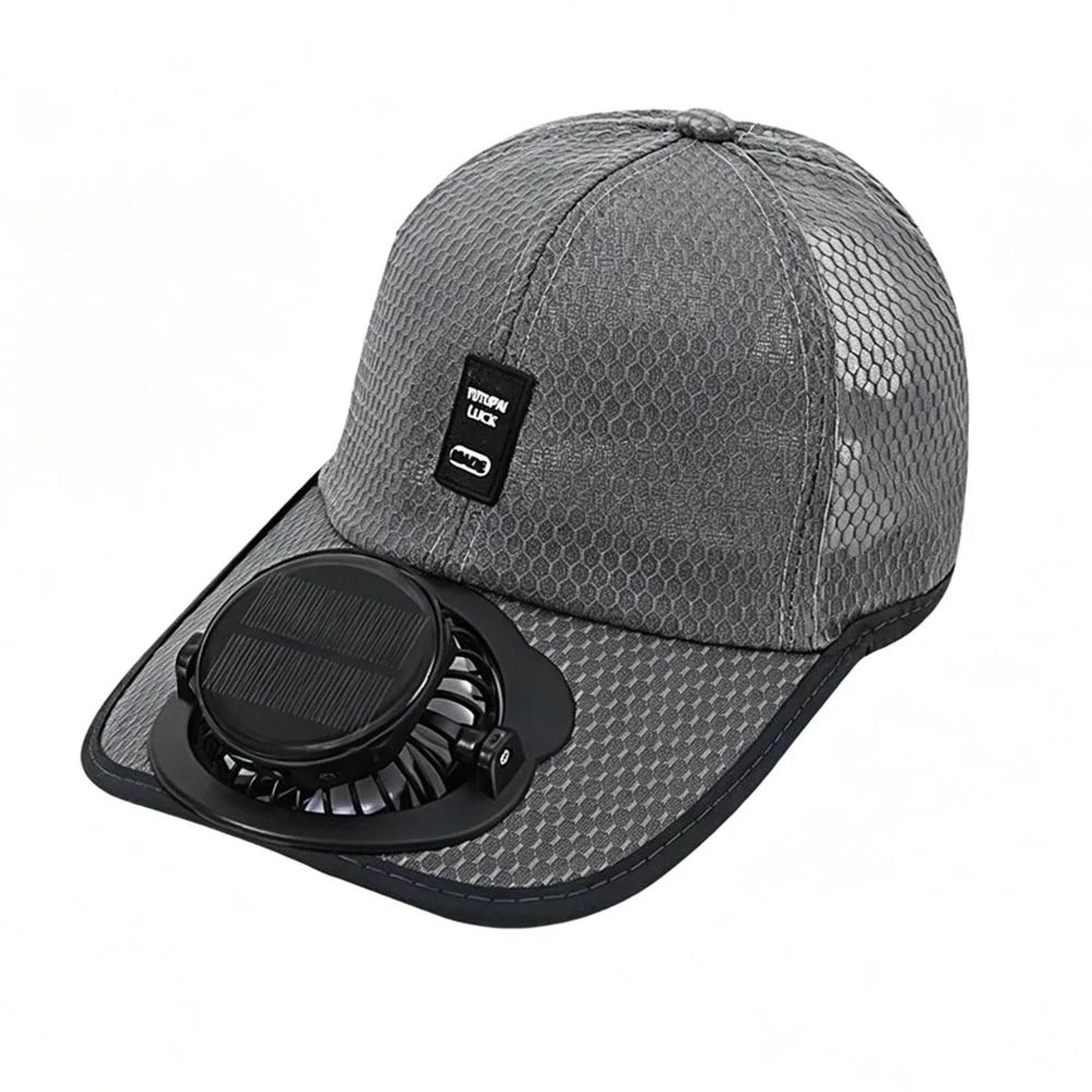 Breathable Outdoor Sunhat With Integrated Solar  USB Charging Fan 4