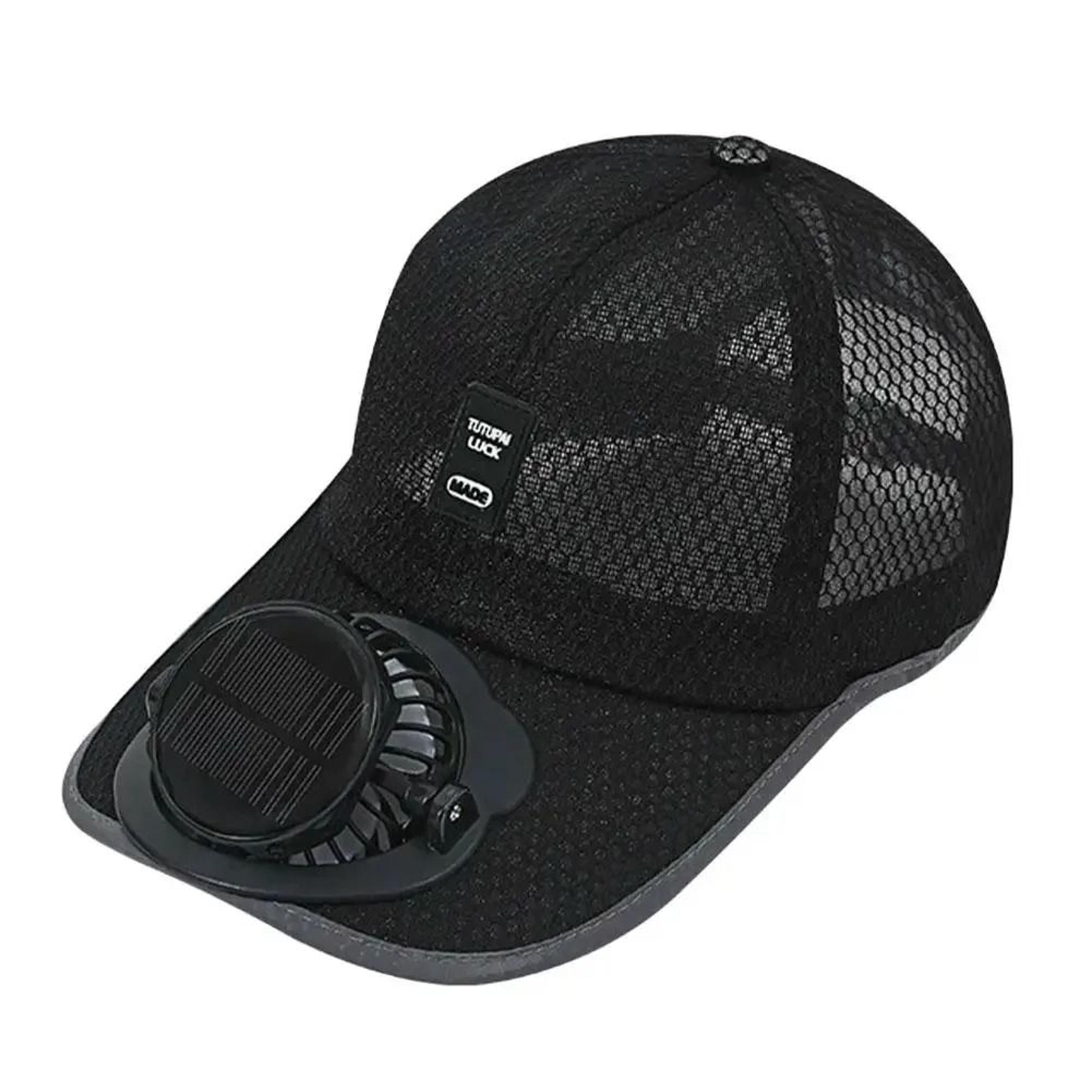 Breathable Outdoor Sunhat With Integrated Solar  USB Charging Fan 7