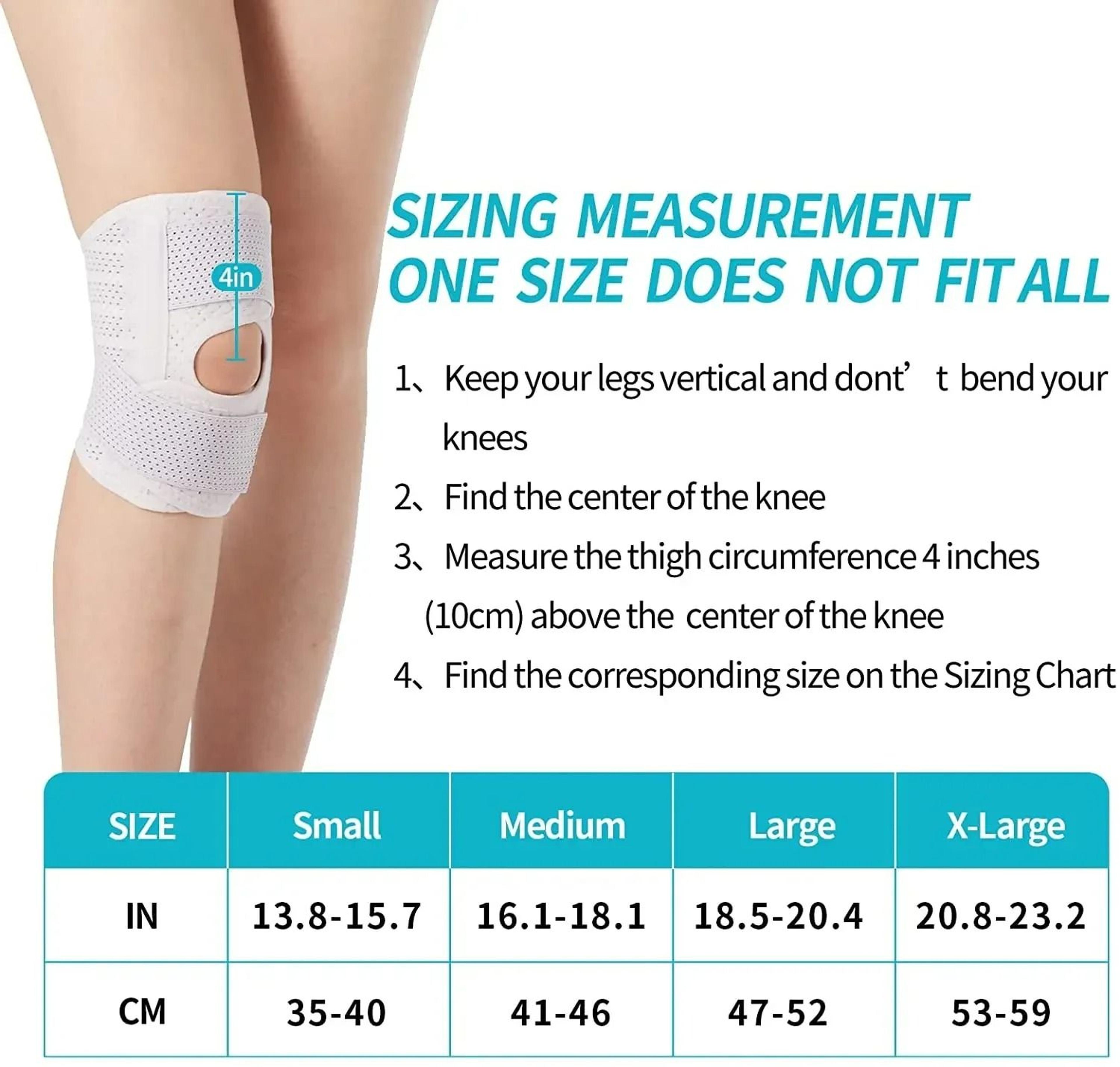 Adjustable Knee Brace With Side Stabilizers 1