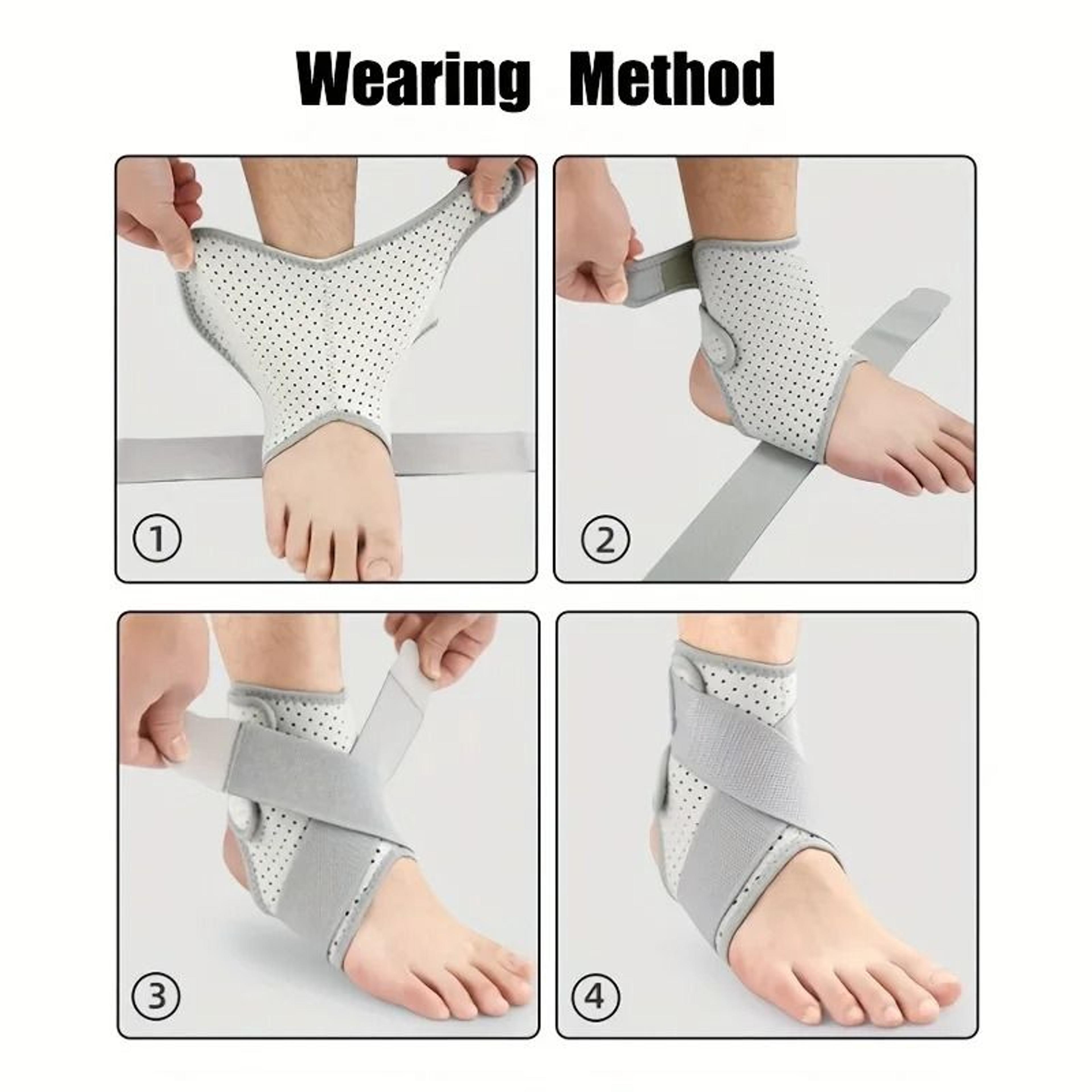 Ankle Support Brace With Side Stabilizers 3