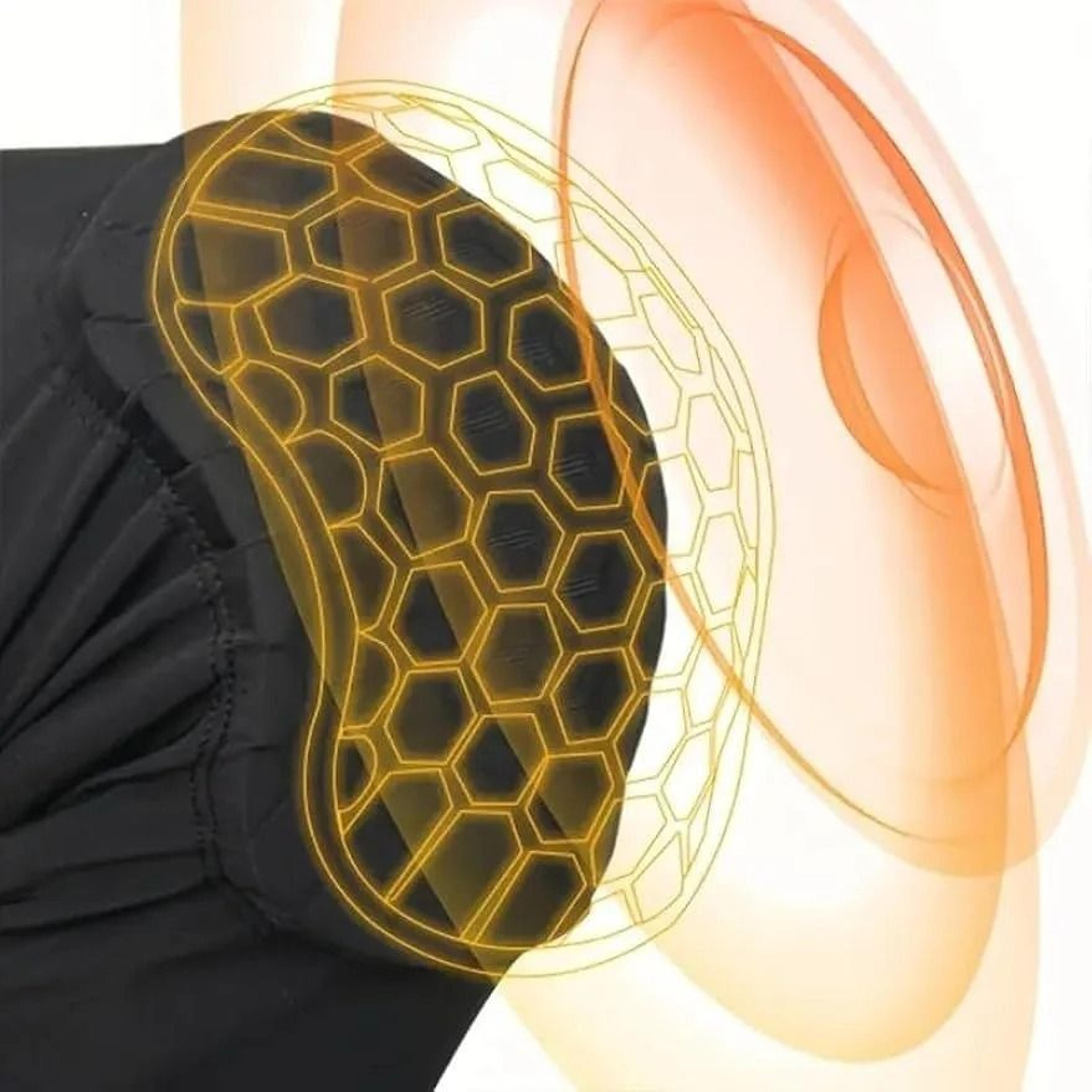 Honeycomb Compression Knee Pad Sports Leg Sleeve 4