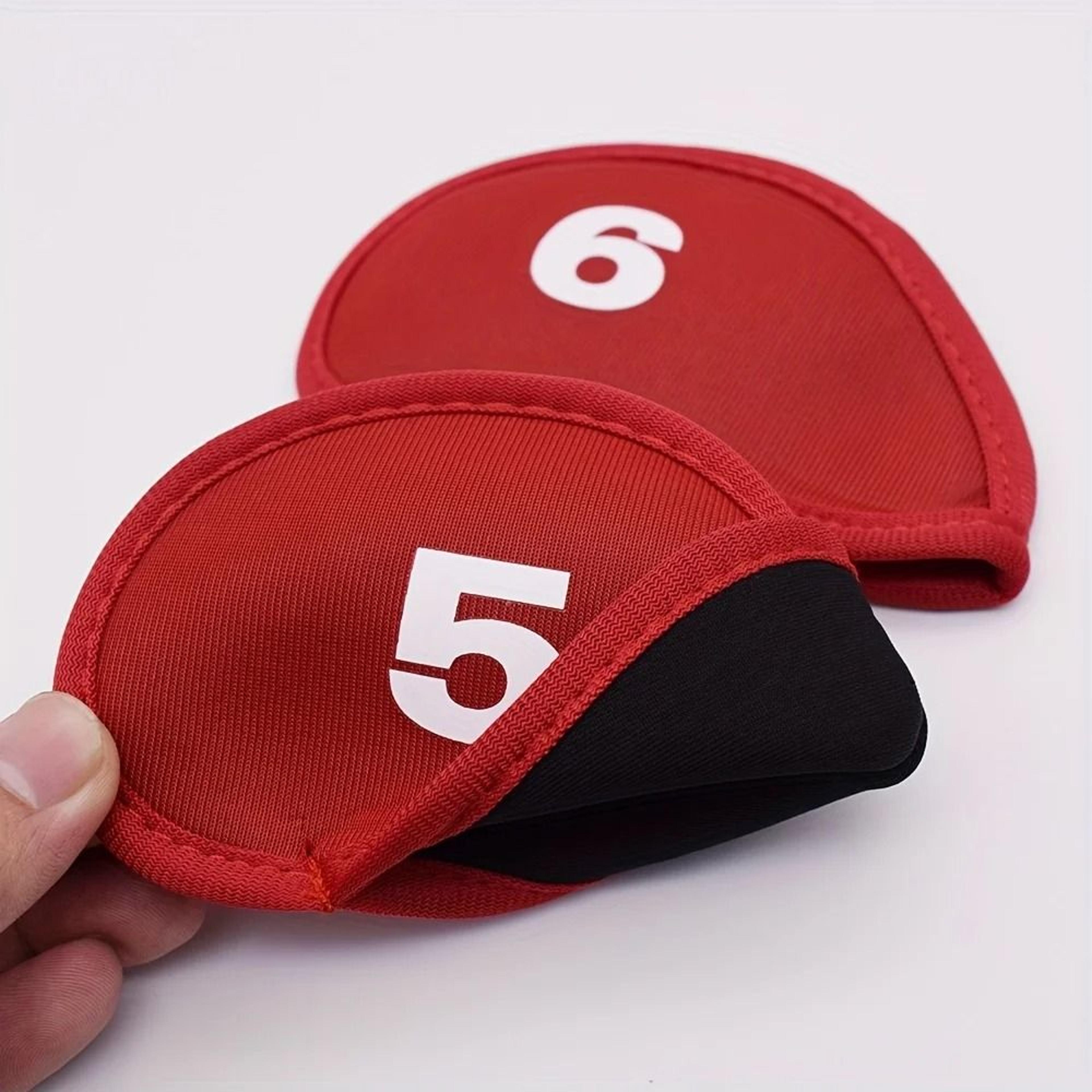 Portable Golf Club Iron Head Covers Protector Set 4