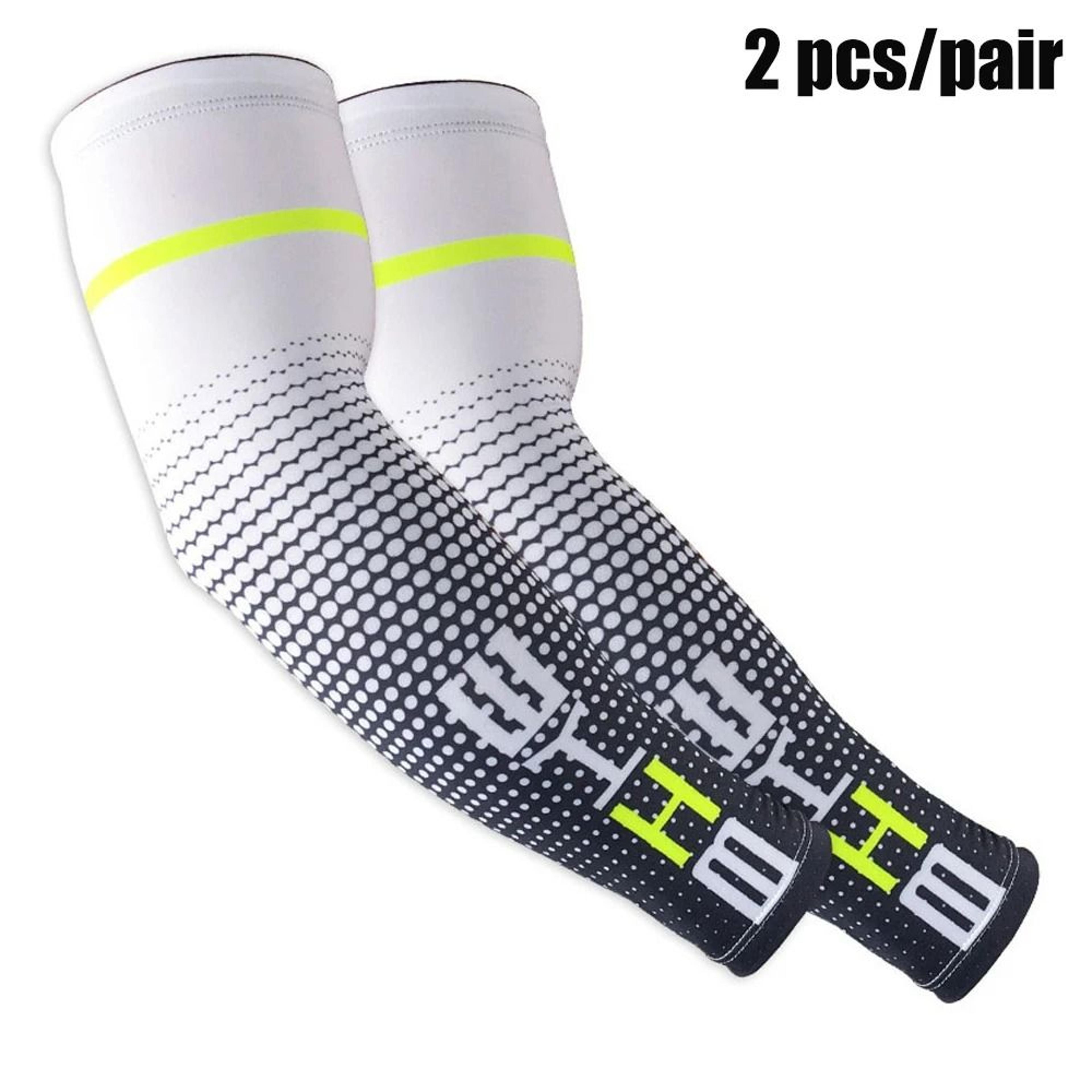 Unisex Cycling Running Sports Cooling Arm Sleeves 1 Pair 7