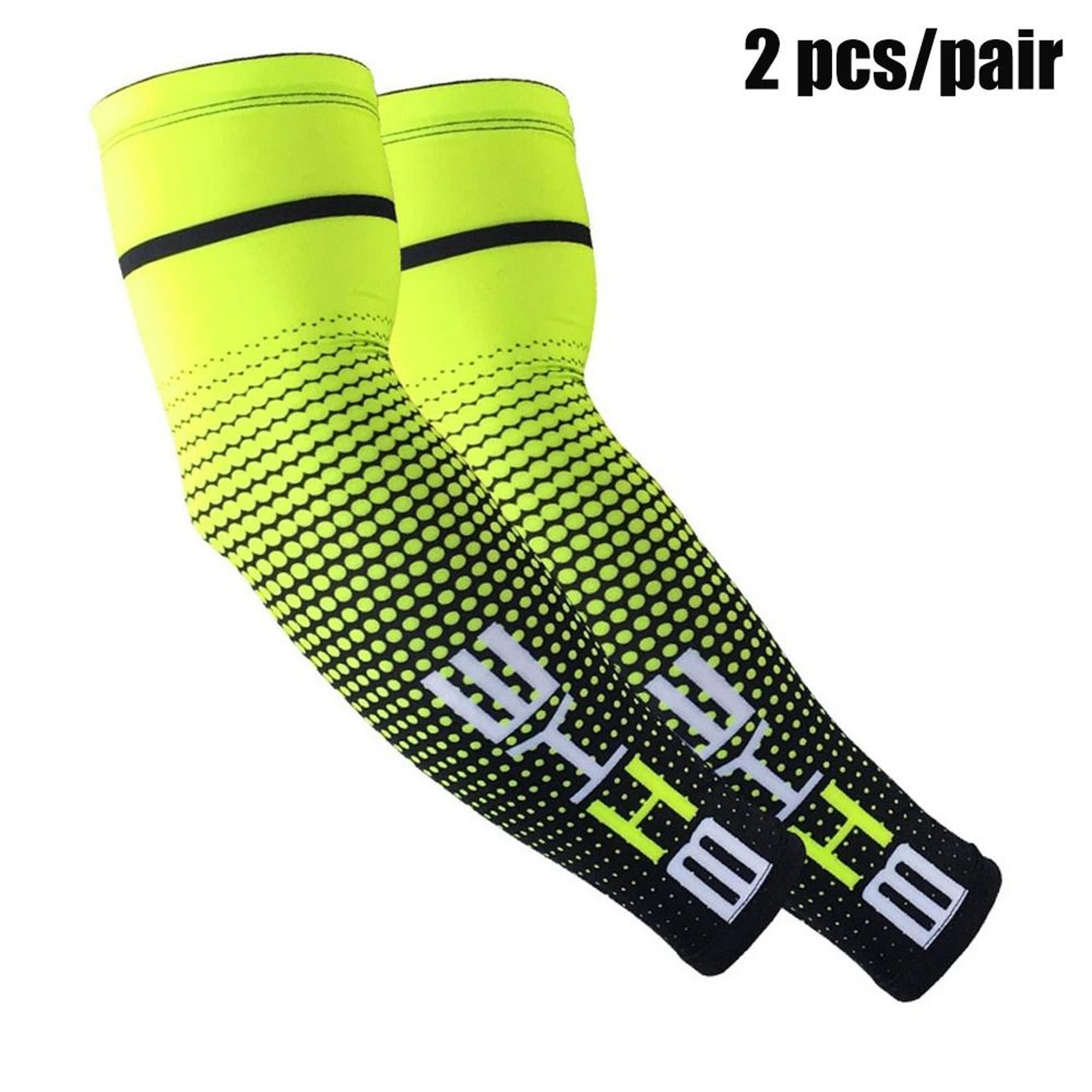Unisex Cycling Running Sports Cooling Arm Sleeves 1 Pair 8