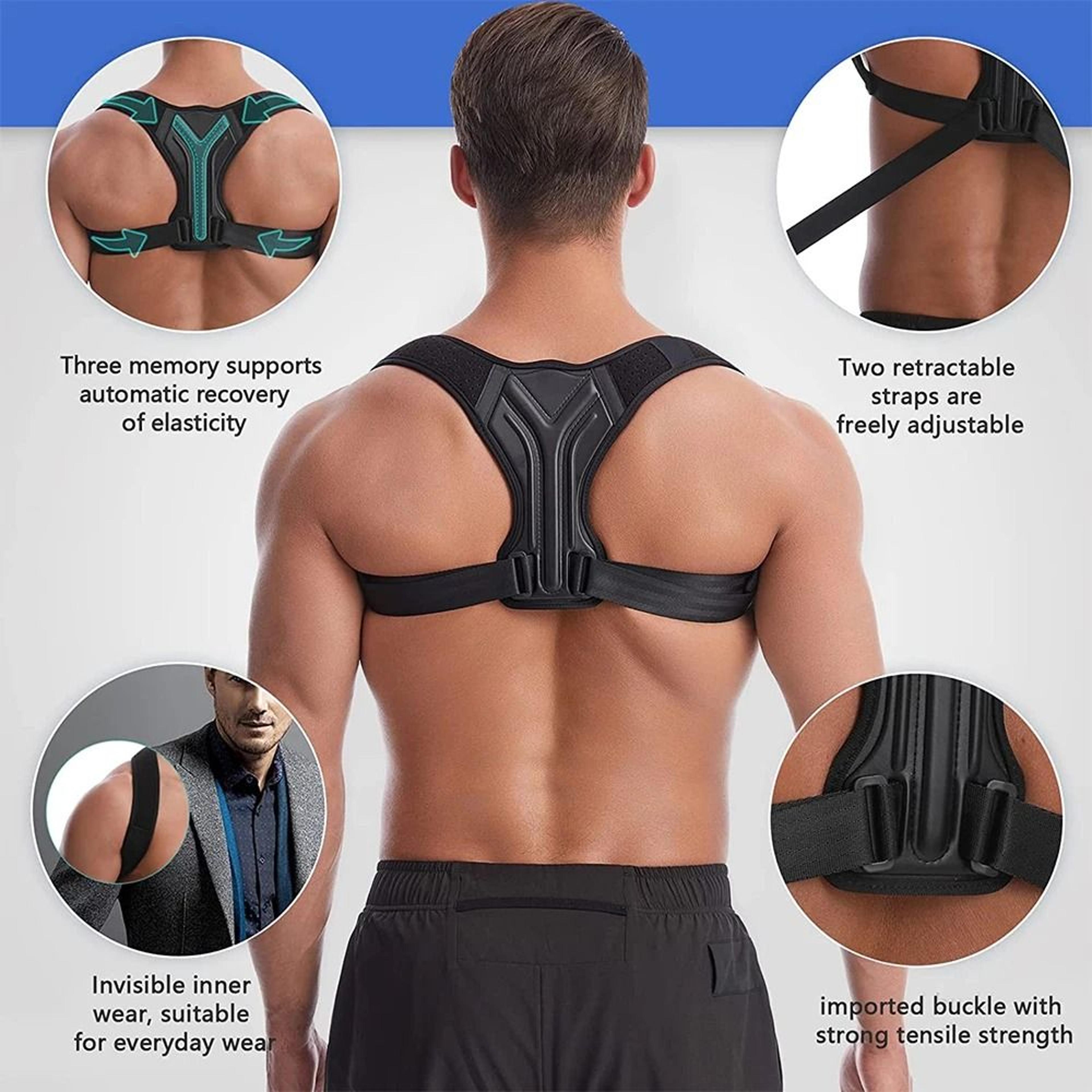 Adjustable Posture Corrector And Back Support Brace For Men And Women 4