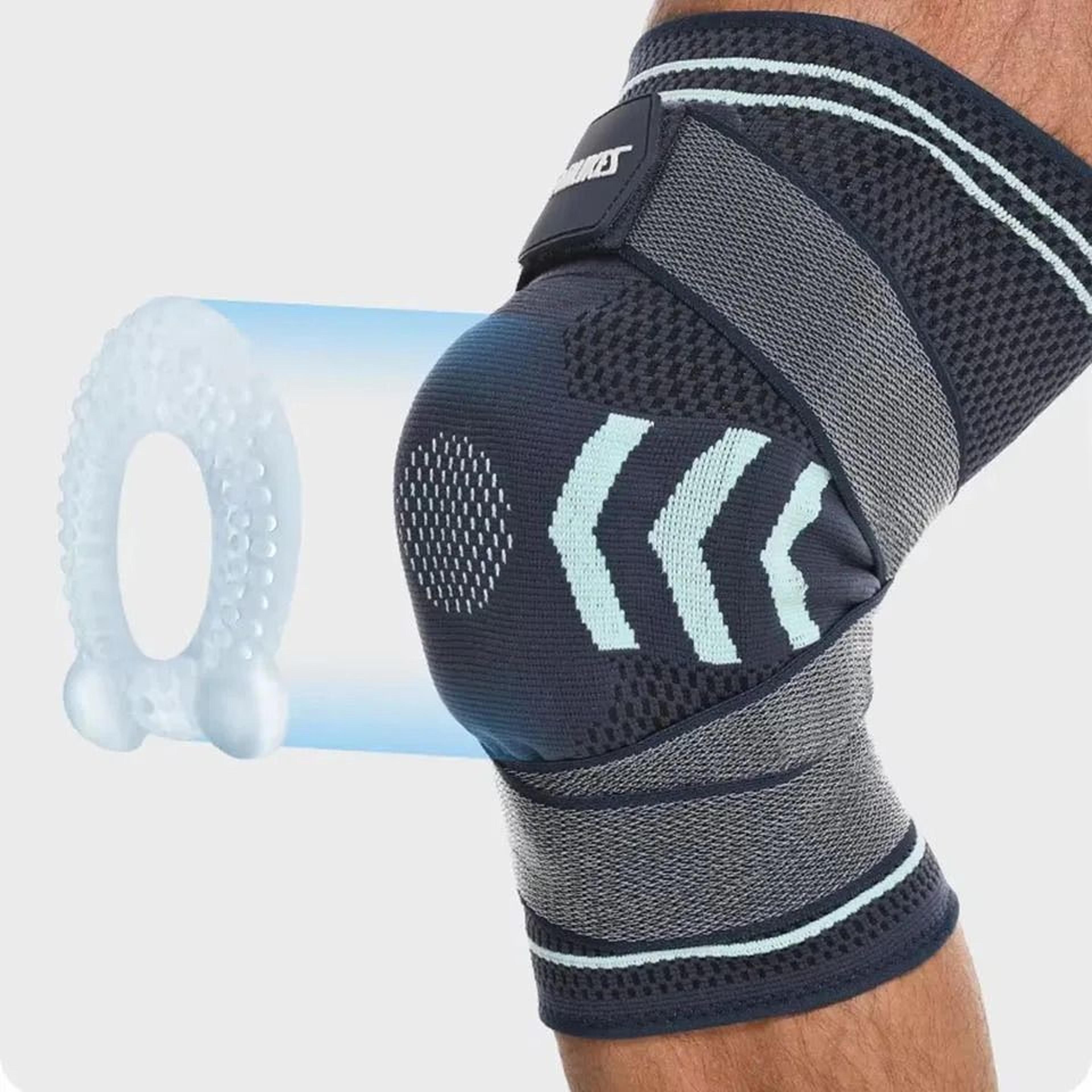 AOLIKES Patella Knee Brace With Dual Tendon Support Straps And Silicone Gel Pad 4