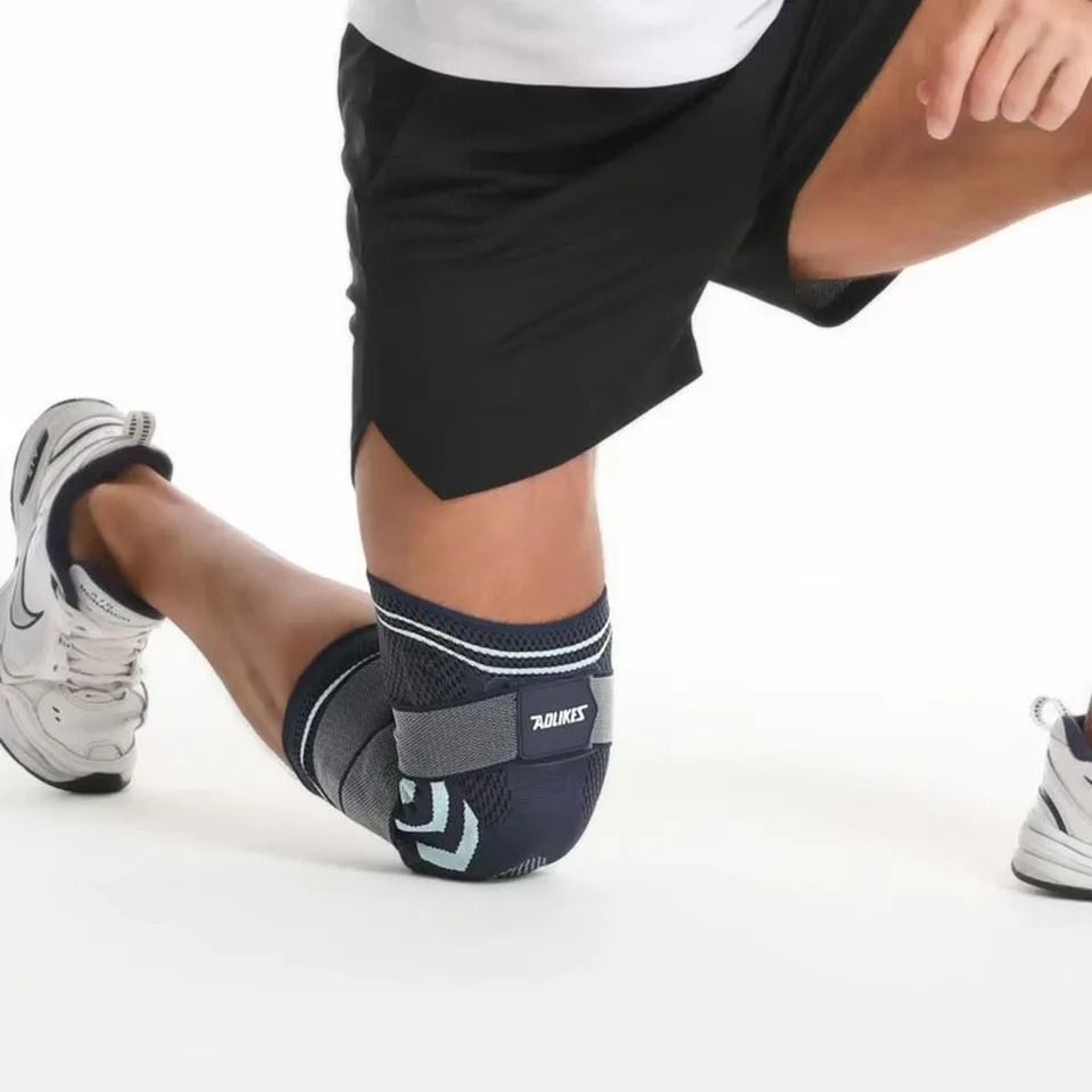 AOLIKES Patella Knee Brace With Dual Tendon Support Straps And Silicone Gel Pad 5