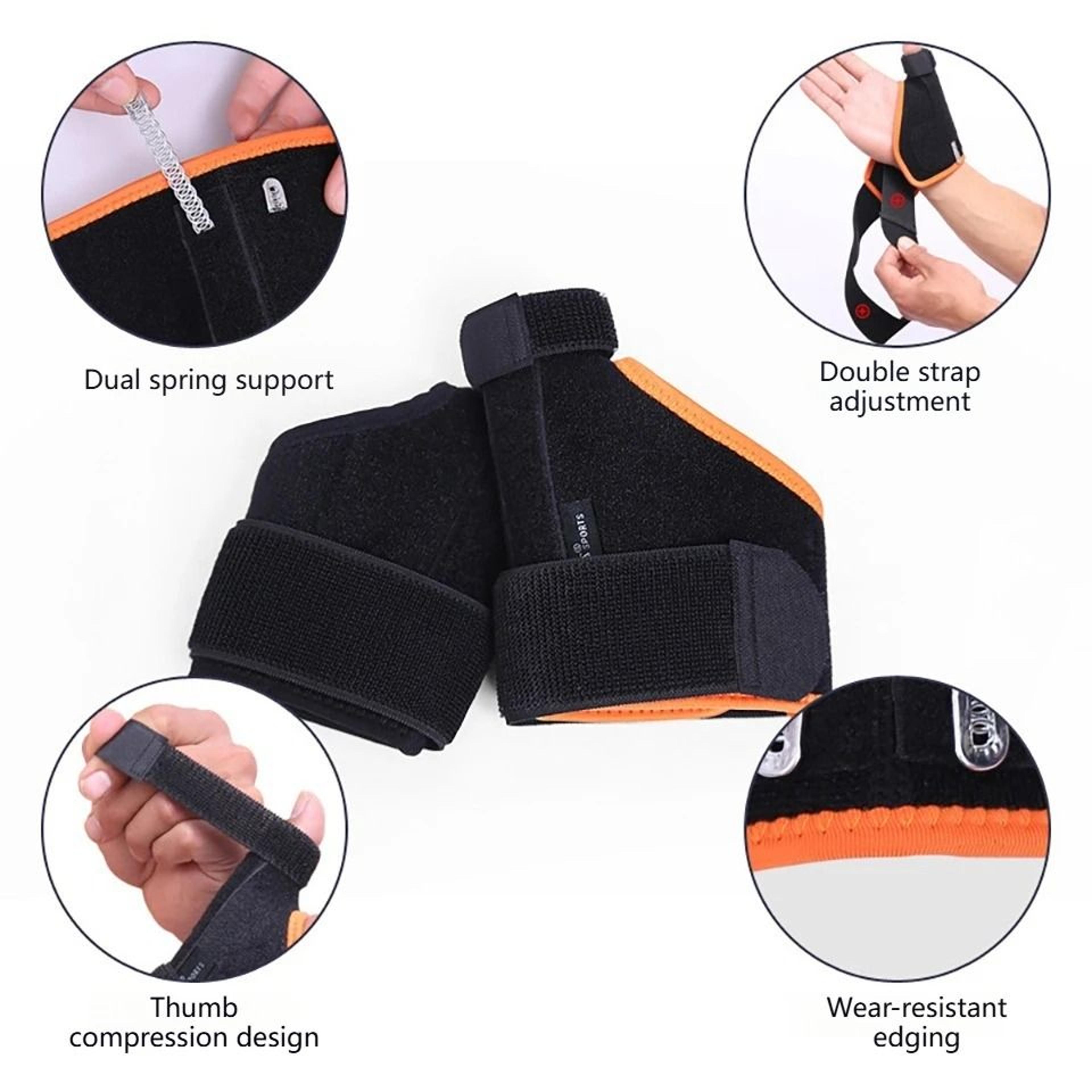 AOLIKES Wrist And Thumb Spica Splint Support Brace For Arthritis Tendonitis And Joint Sprains 2