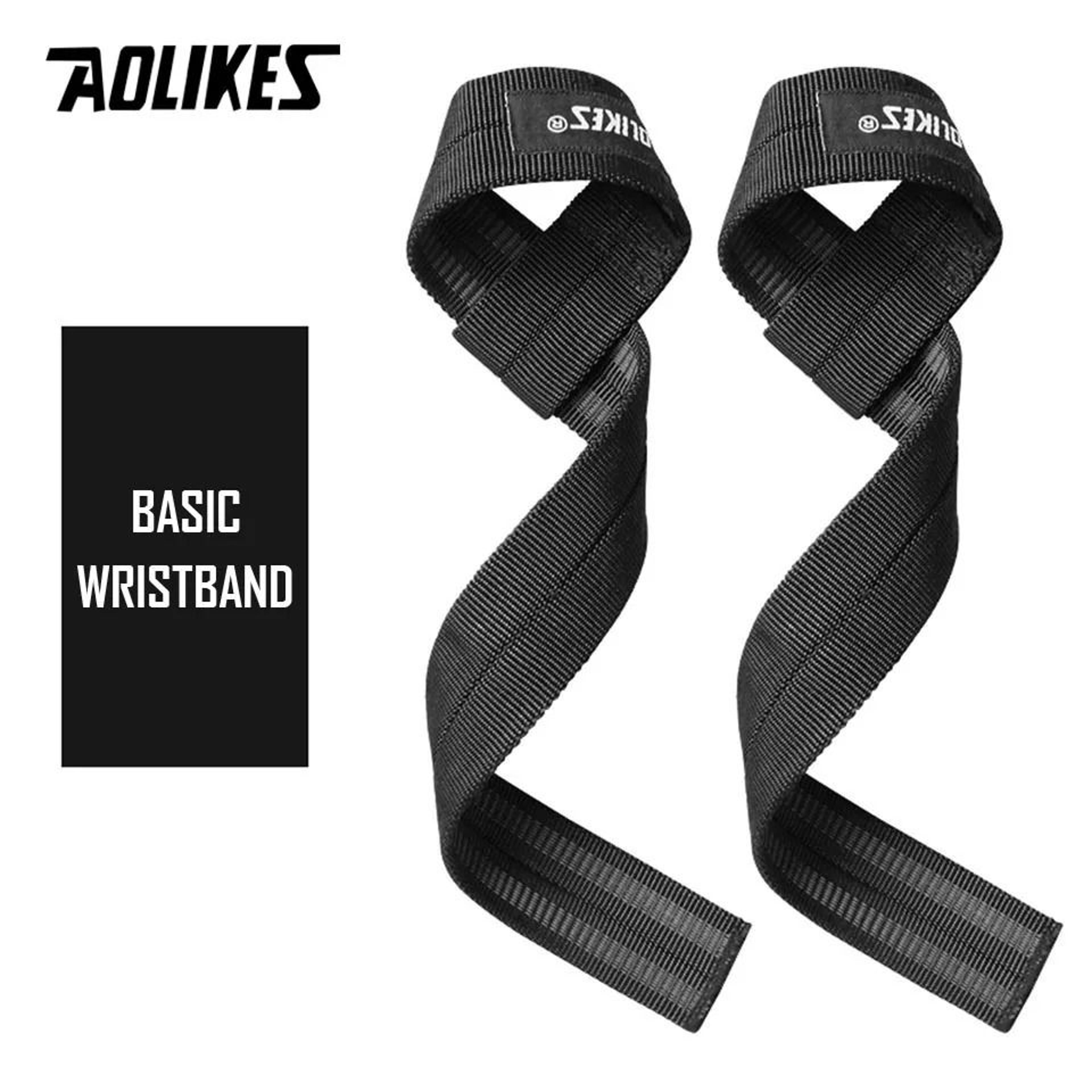 AOLIKES Professional NonSlip Weight Lifting Deadlift Straps With Neoprene Wrist Support Pads 6