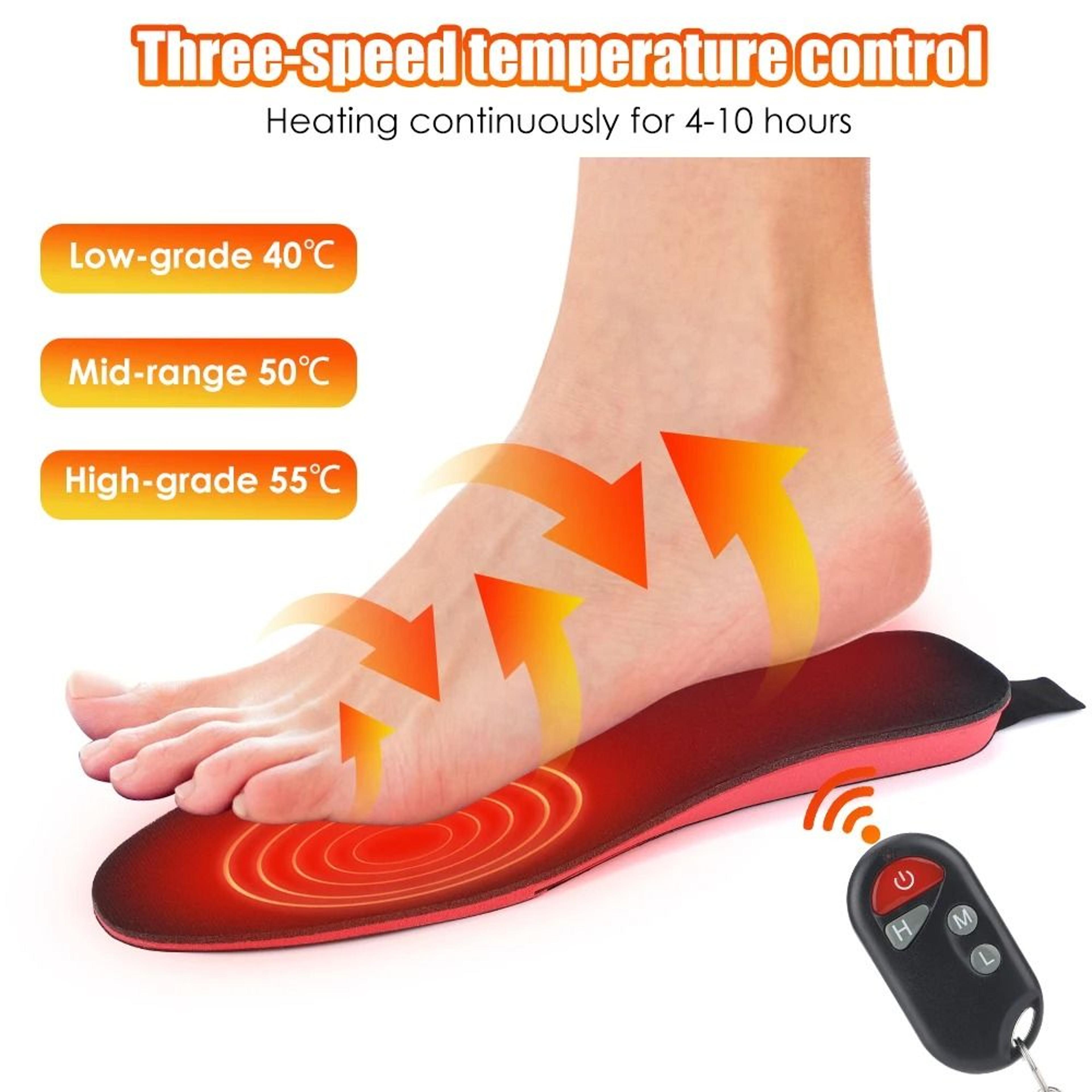 Smart APPRemote Control Heated Electric Insoles 4