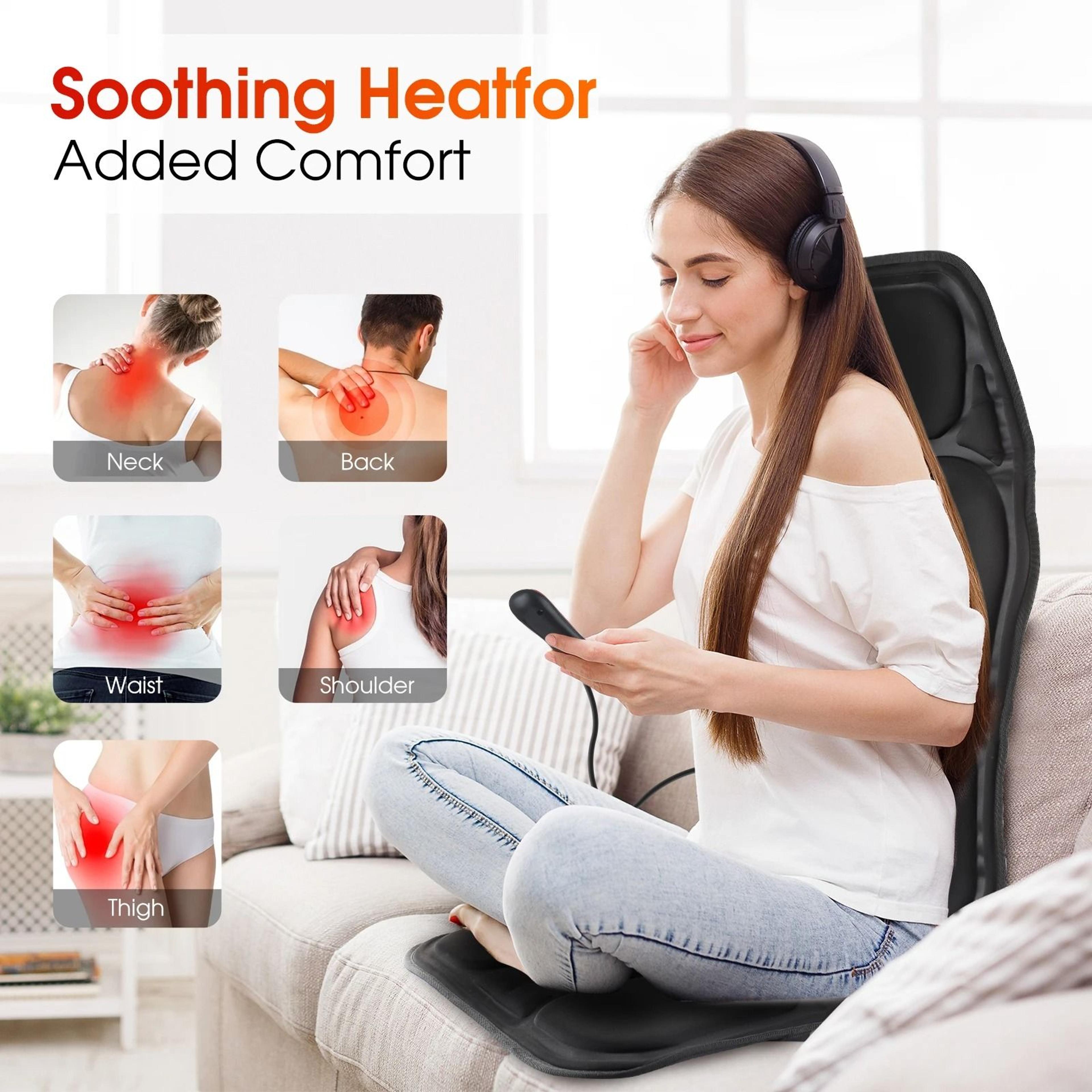 Electric Heating  Vibrating Massage Seat Cushion  Mattress 5