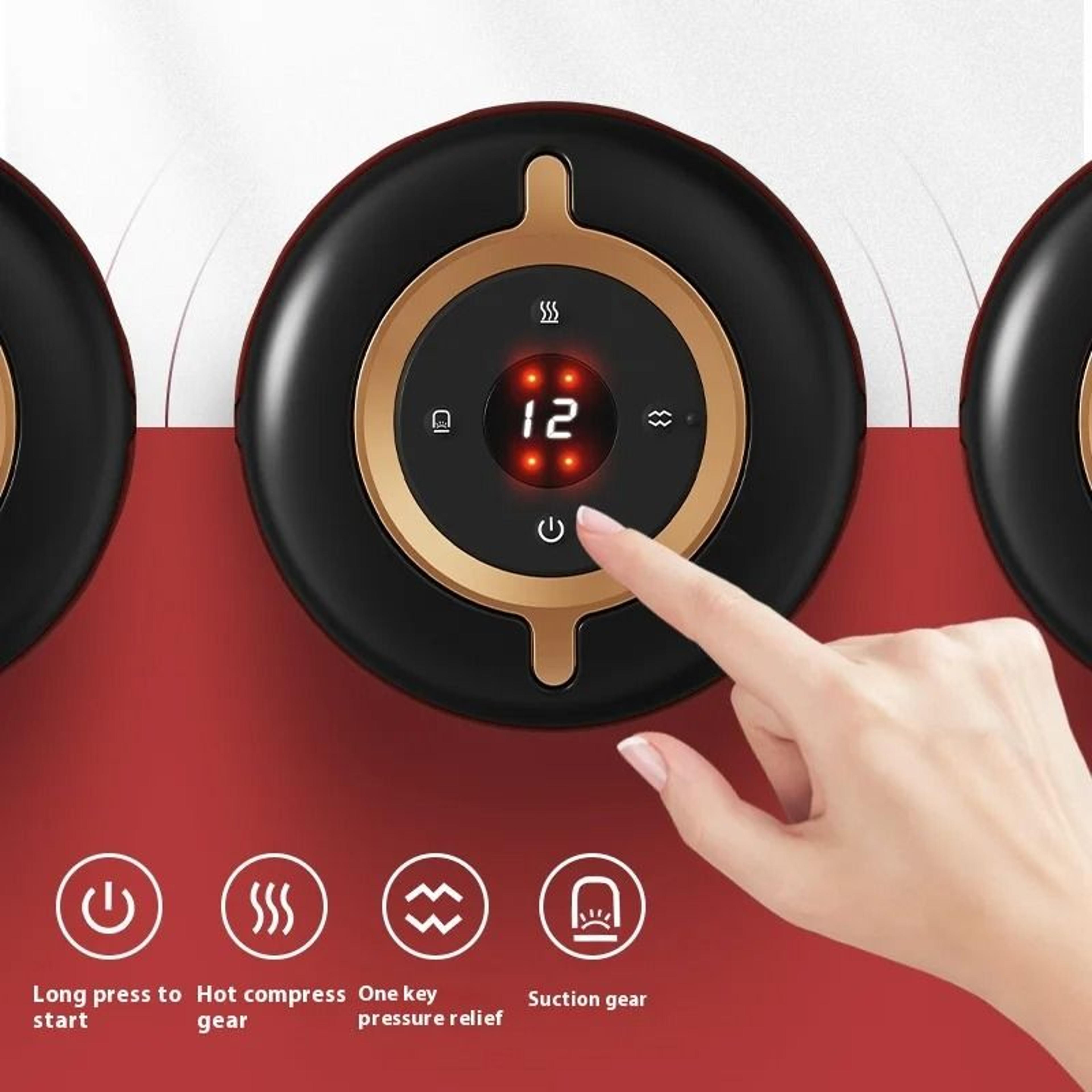 Smart Electric Cupping Massager With Heat  Remote Control 1
