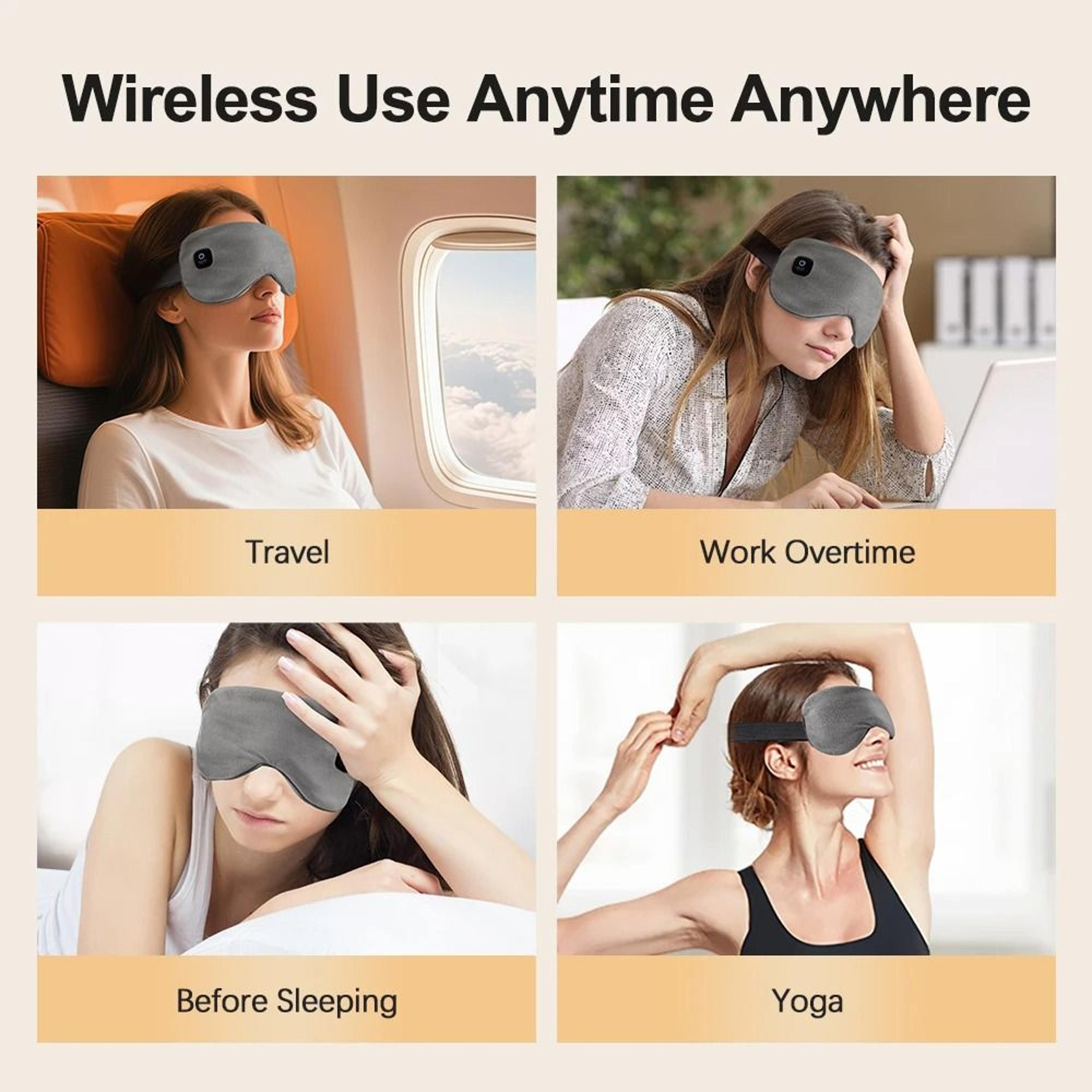 Heated  Washable Warm Compress Eye Mask For Dry Eyes 3